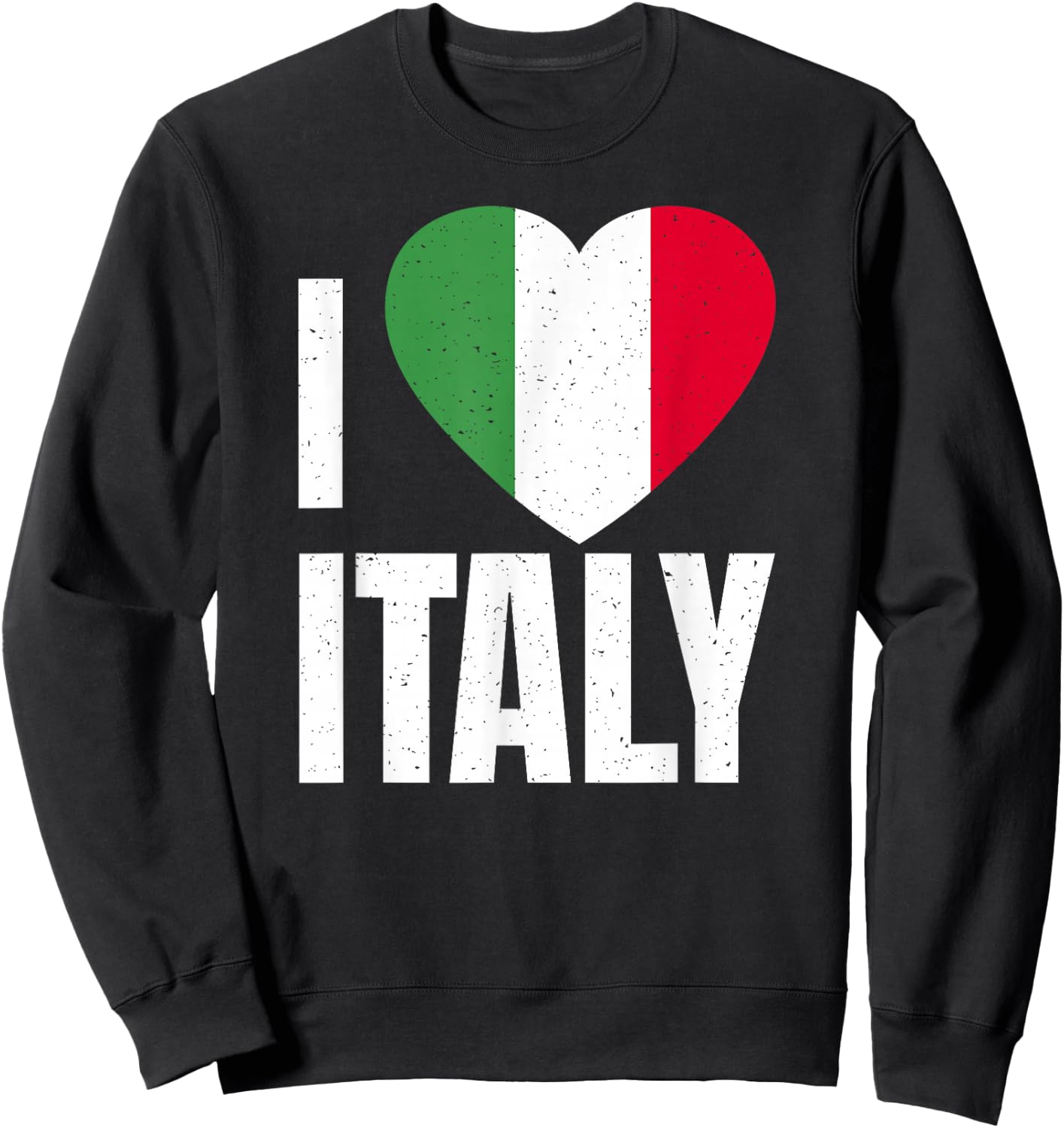 I love Italy Sweatshirt - Sweatshirt | Black