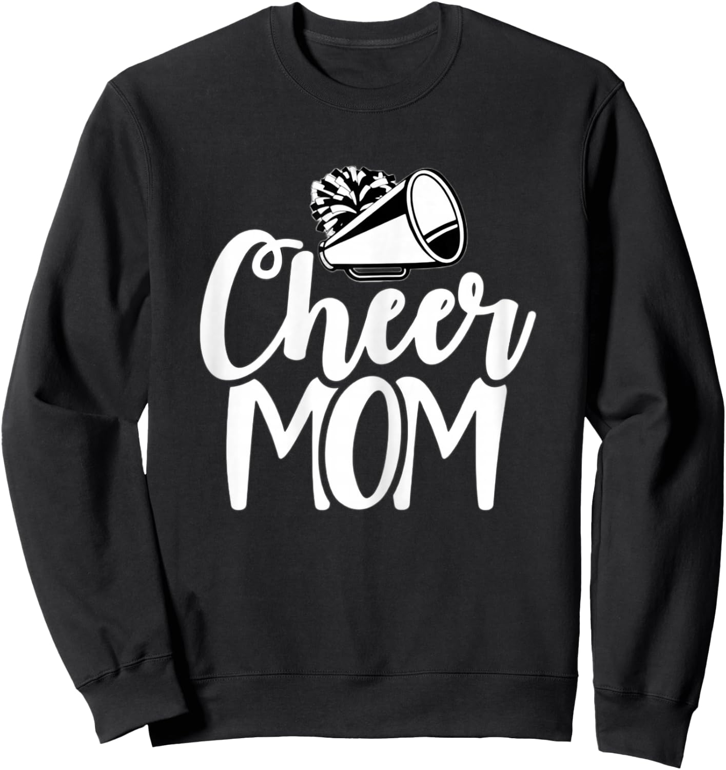 Cheer Mom Apparel | Cheer Mom Gift | Proud Cheer Mom Sweatshirt - Sweatshirt | Black