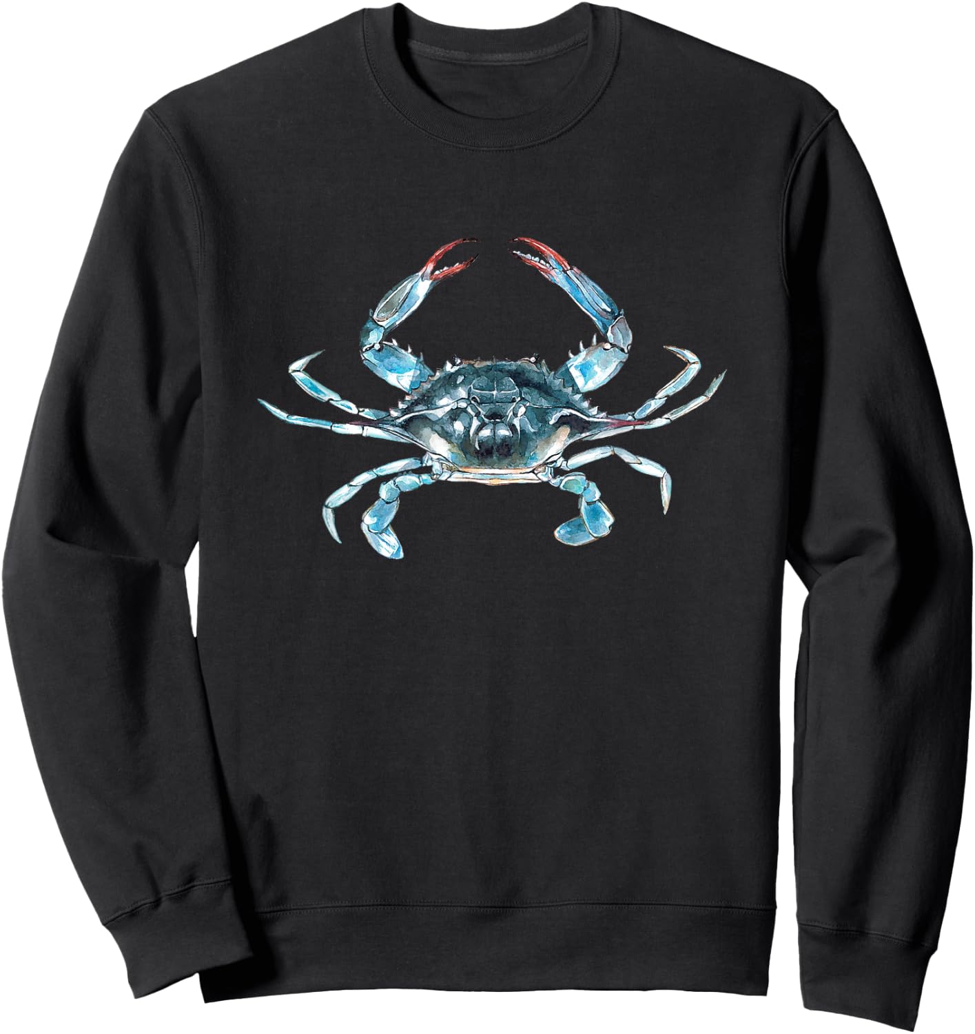 Blue Crab Portrait Sweatshirt - Sweatshirt | Black