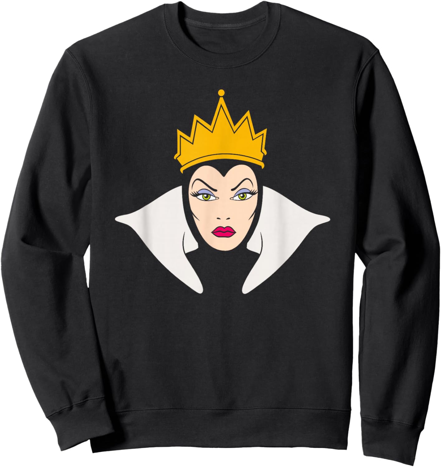 Disney Villains The Evil Queen Big Villain Energy Portrait Sweatshirt - Sweatshirt | Black