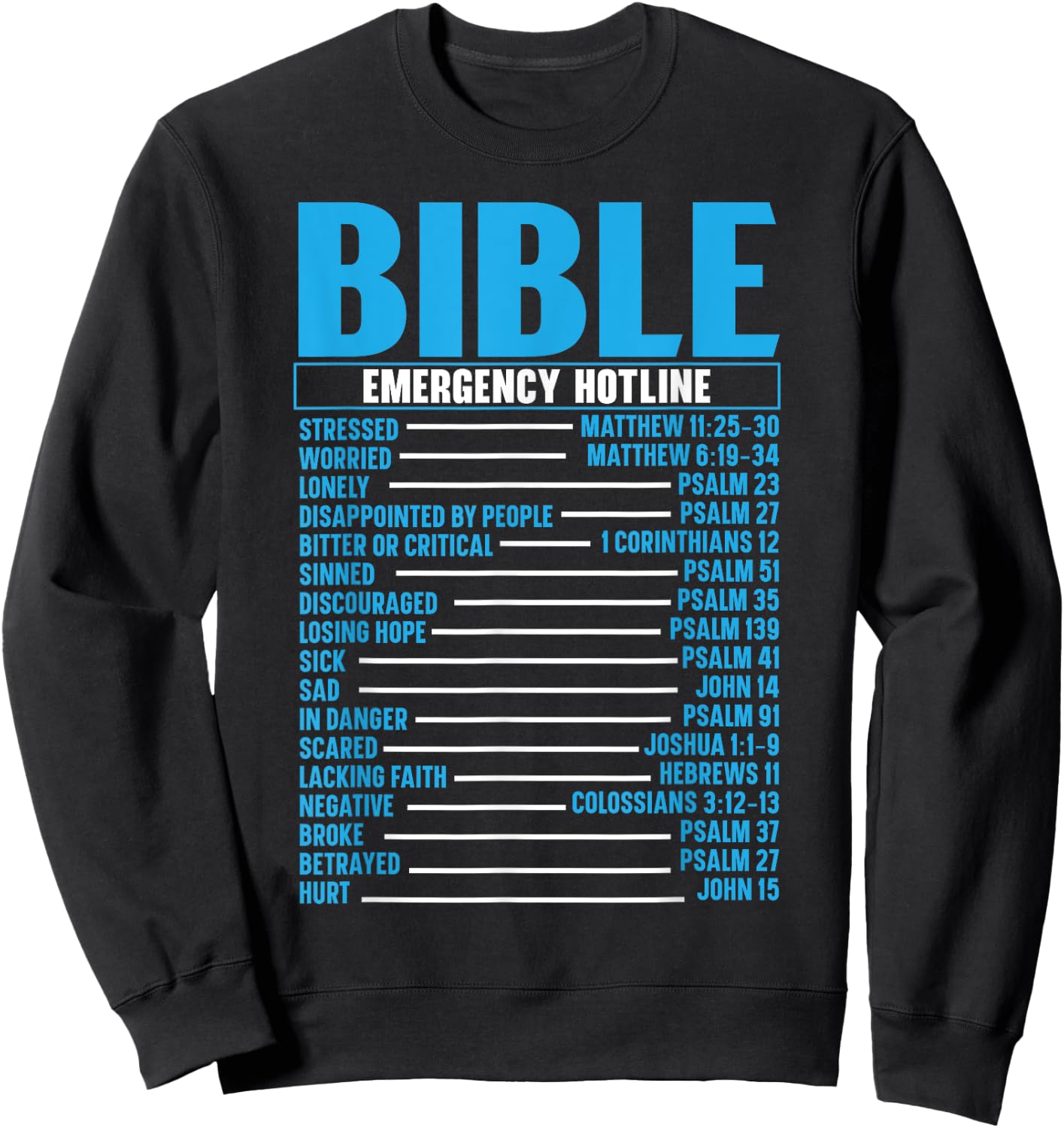 Bible Reader Religious Pastor Scripture Christian Believer Sweatshirt - Sweatshirt | Black