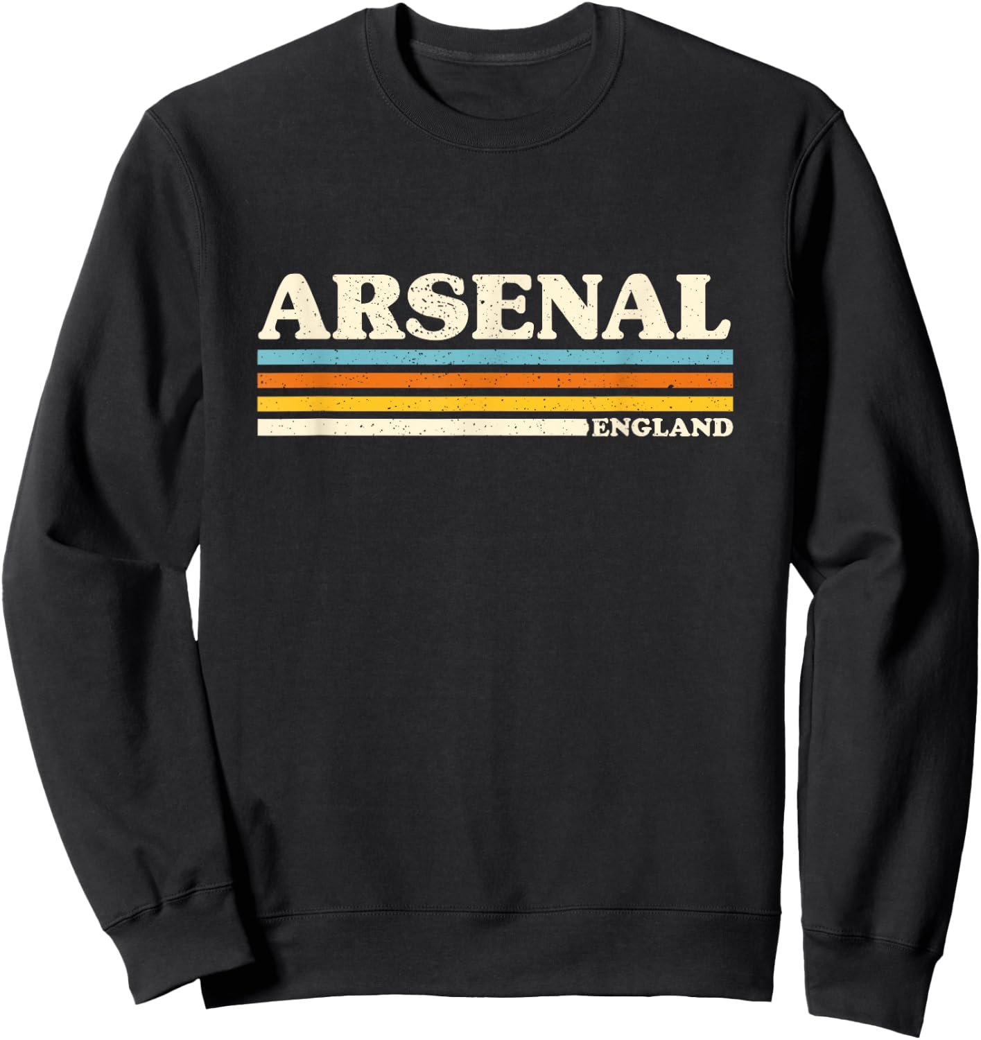 Retro Stripe Arsenal , Pack of 1 Sweatshirt - Sweatshirt | Black
