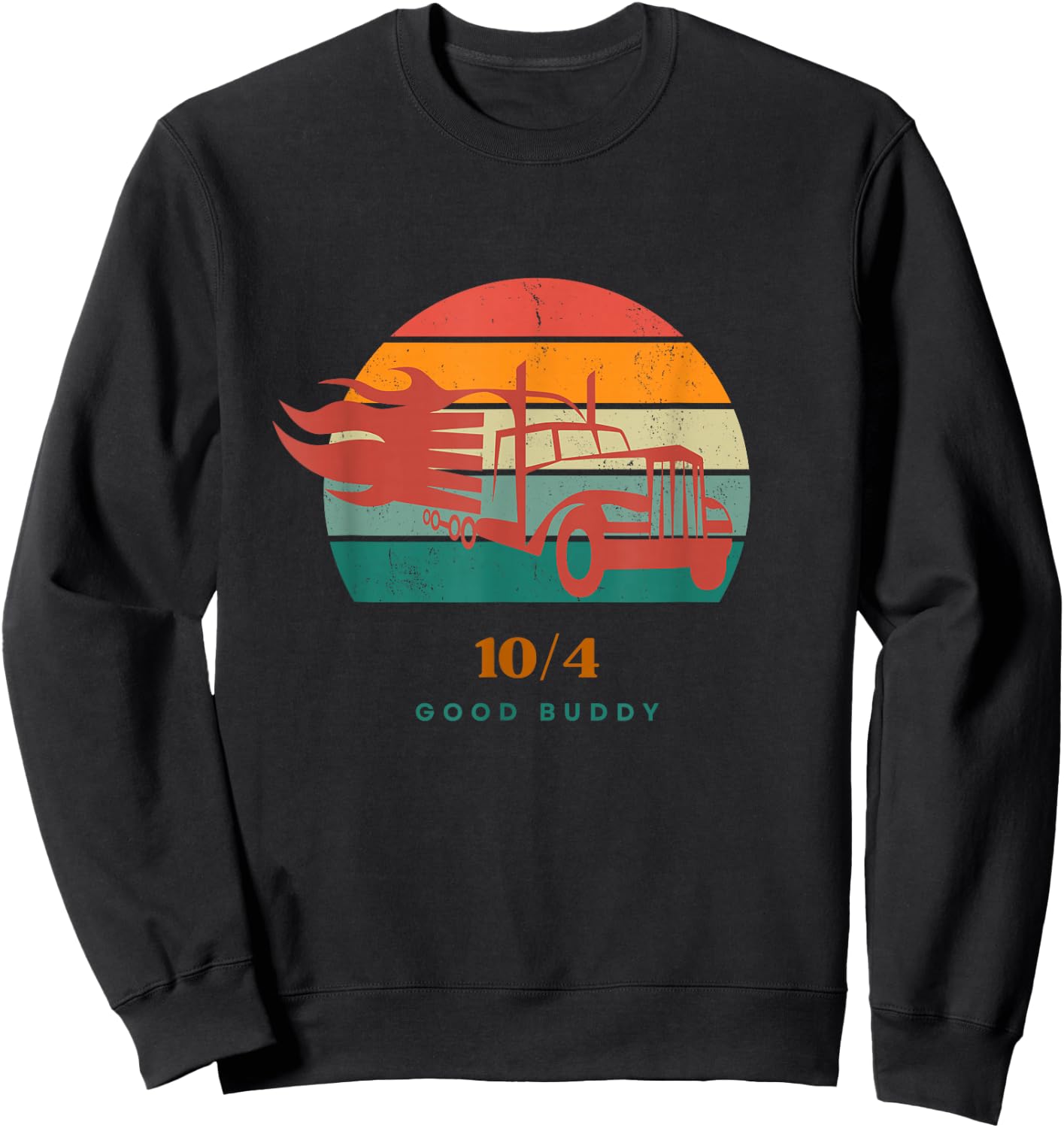 10/4 Good Buddy Sweatshirt - Sweatshirt | Black