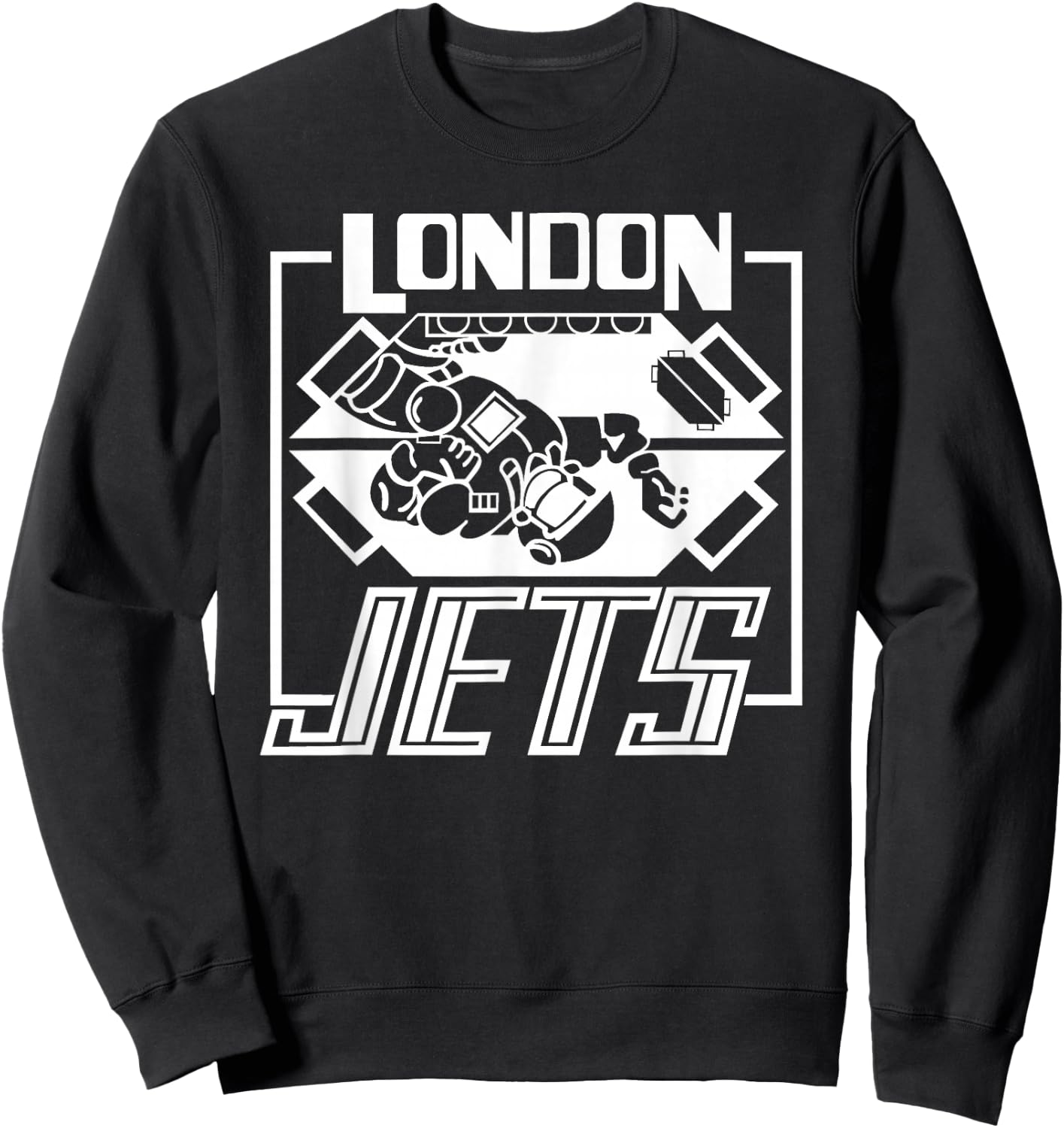 London Jets Zero Gee Football Team Sweatshirt - Sweatshirt | Black
