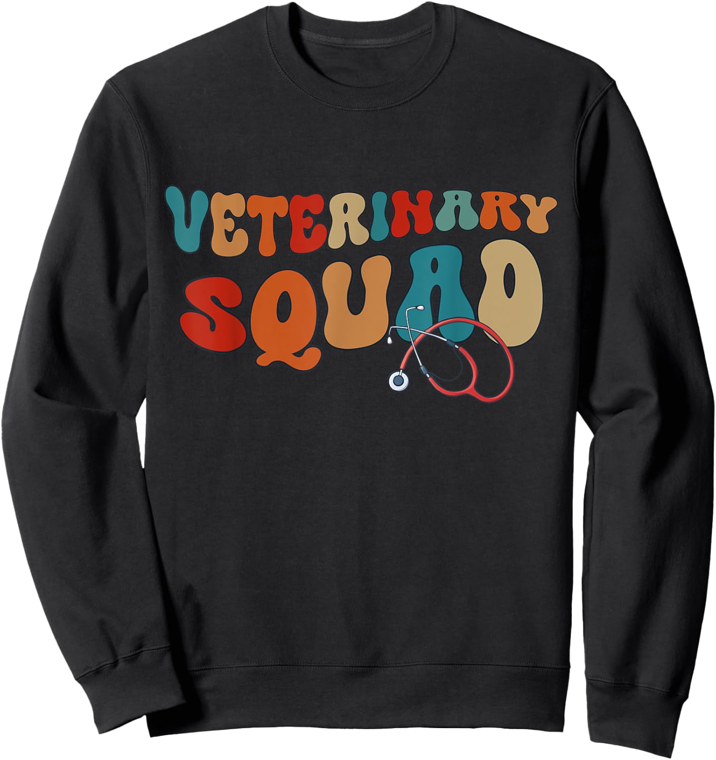 Veterinary Squad Design Veterinary Medicine Assistant Sweatshirt - Sweatshirt | Black