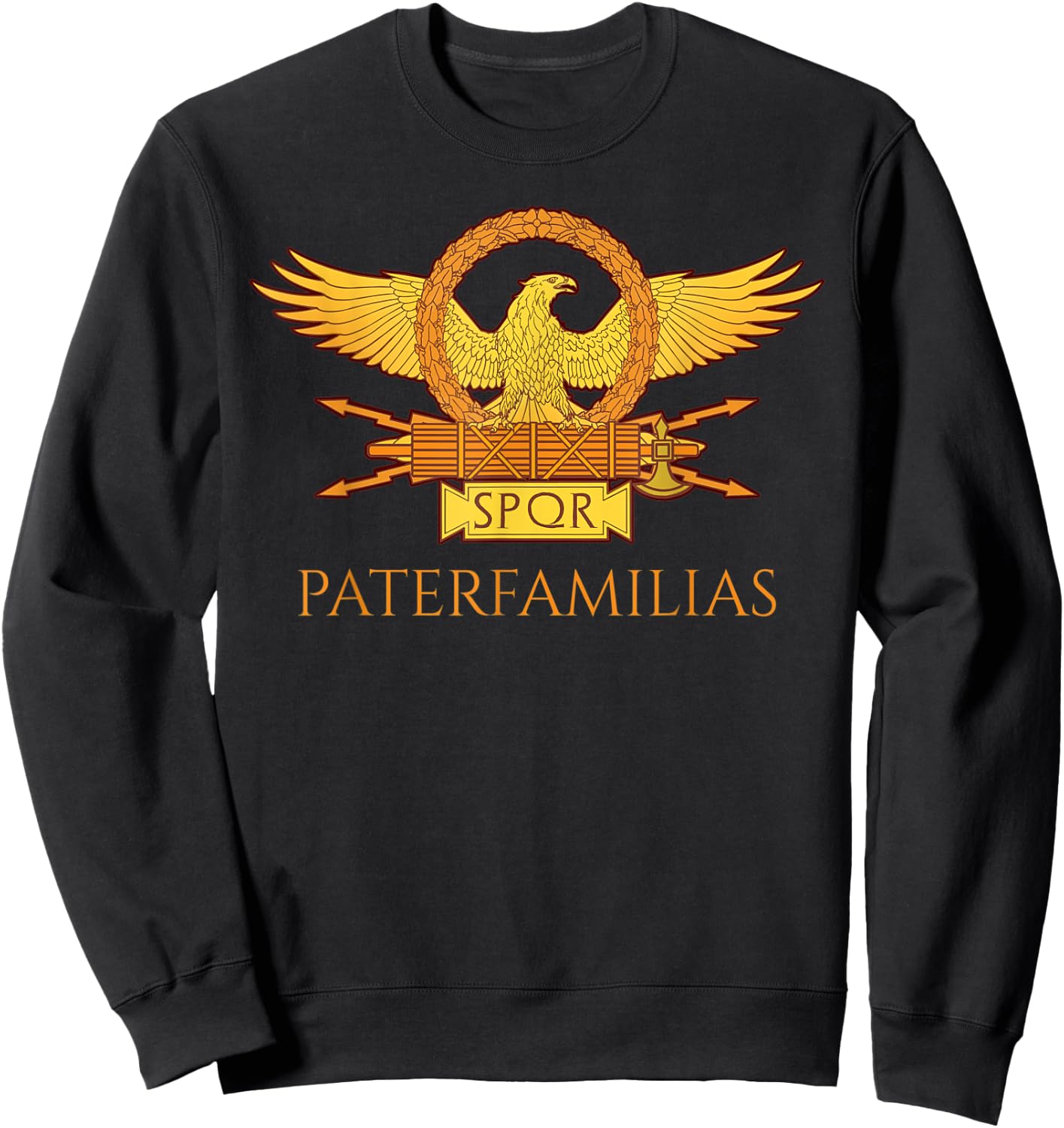 Ancient Roman Father - Paterfamilias - History Of Rome Latin Sweatshirt - Sweatshirt | Black