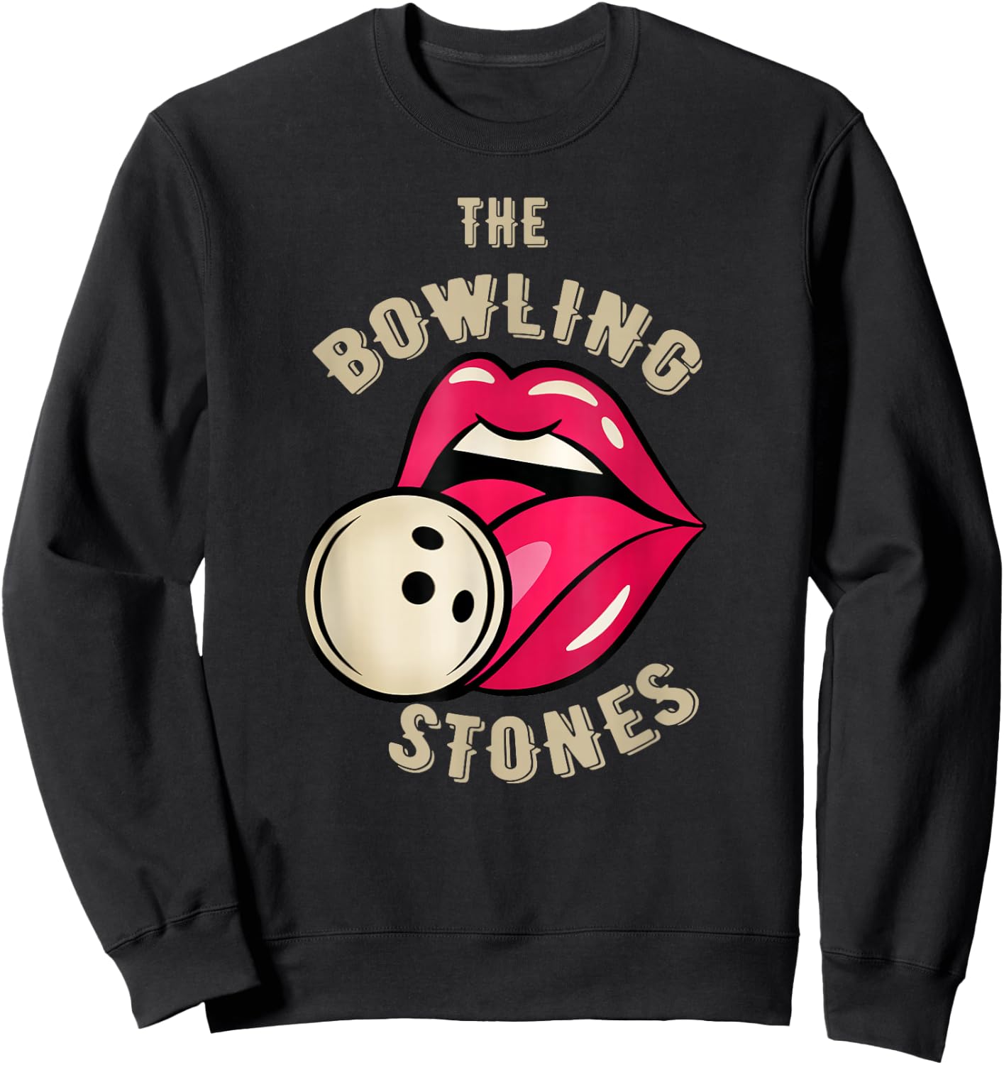 The bowling stone bowling Sweatshirt - Sweatshirt | Black