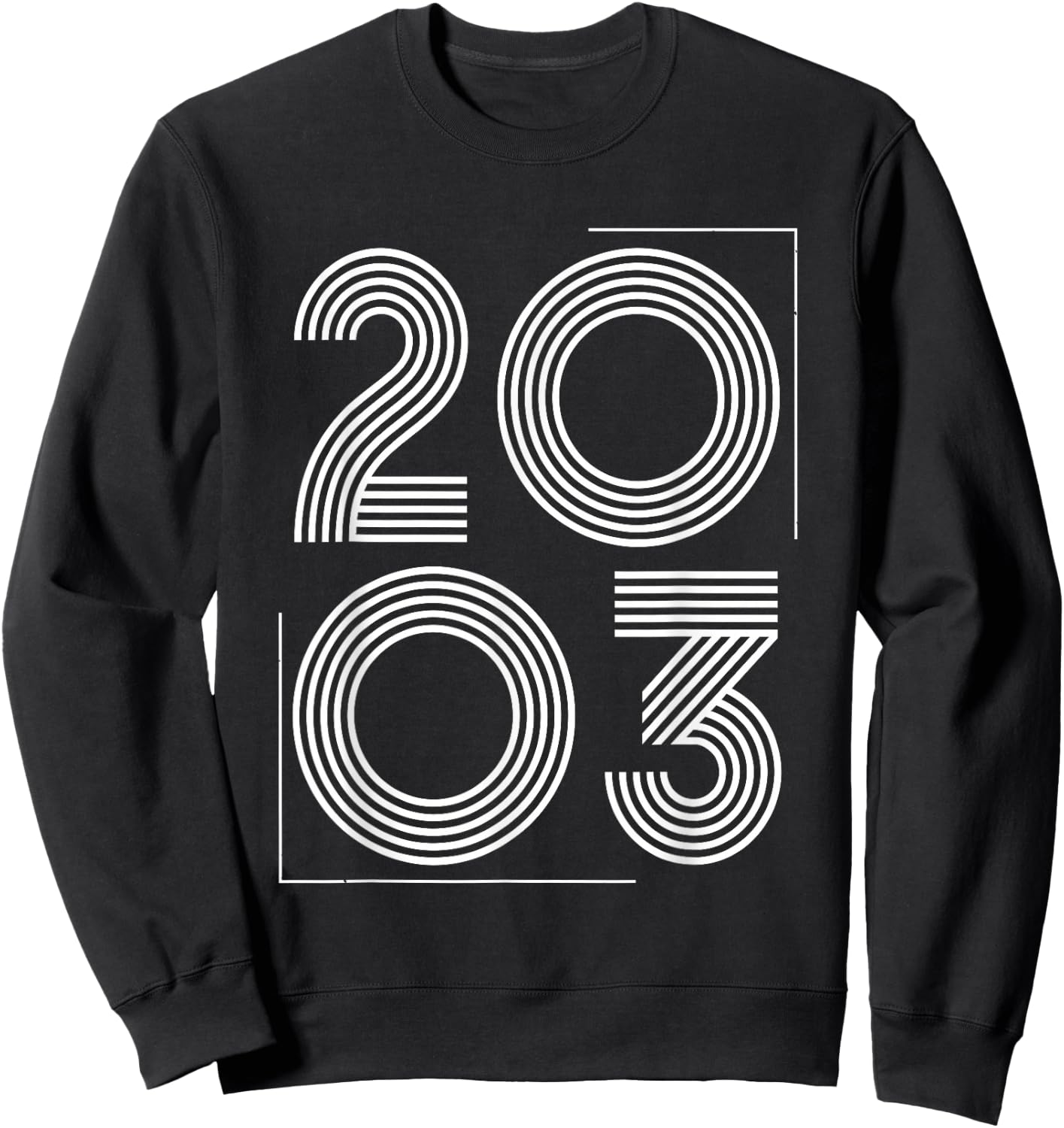 Vintage 2003 T Shirts Retro Funny 2003 Birthday Sweatshirt - Sweatshirt | Black