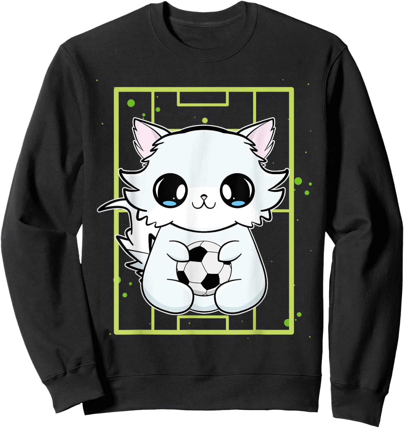 Arctic Fox Soccer Ball Sweatshirt - Sweatshirt | Black