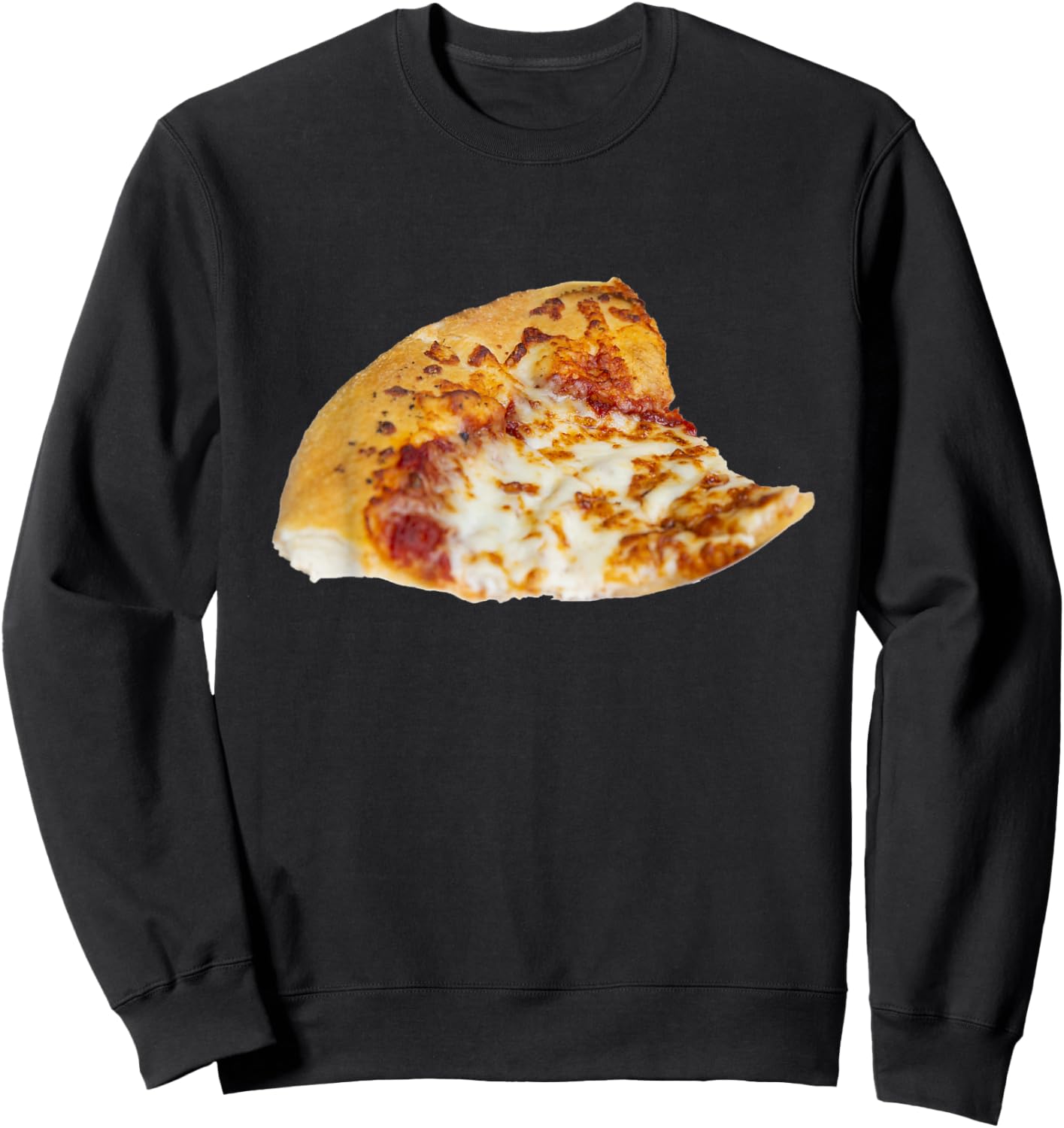 Cheese Pizza Slice Sweatshirt - Sweatshirt | Black