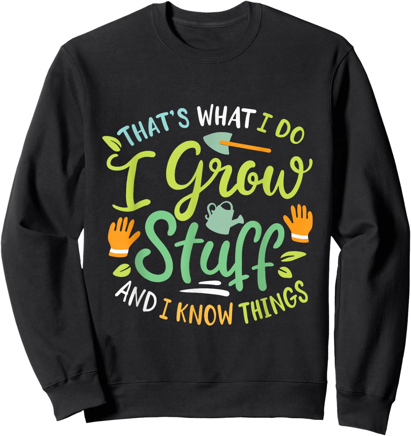 Funny Gardening Gardener Garden Small Sweatshirt - Sweatshirt | Black