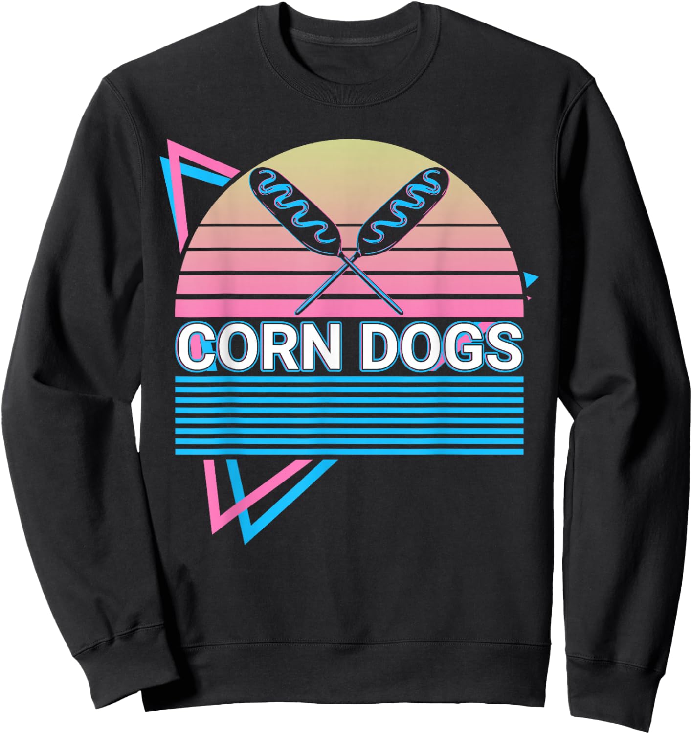 Corn Dogs Hot Dogs Sweatshirt - Sweatshirt | Black