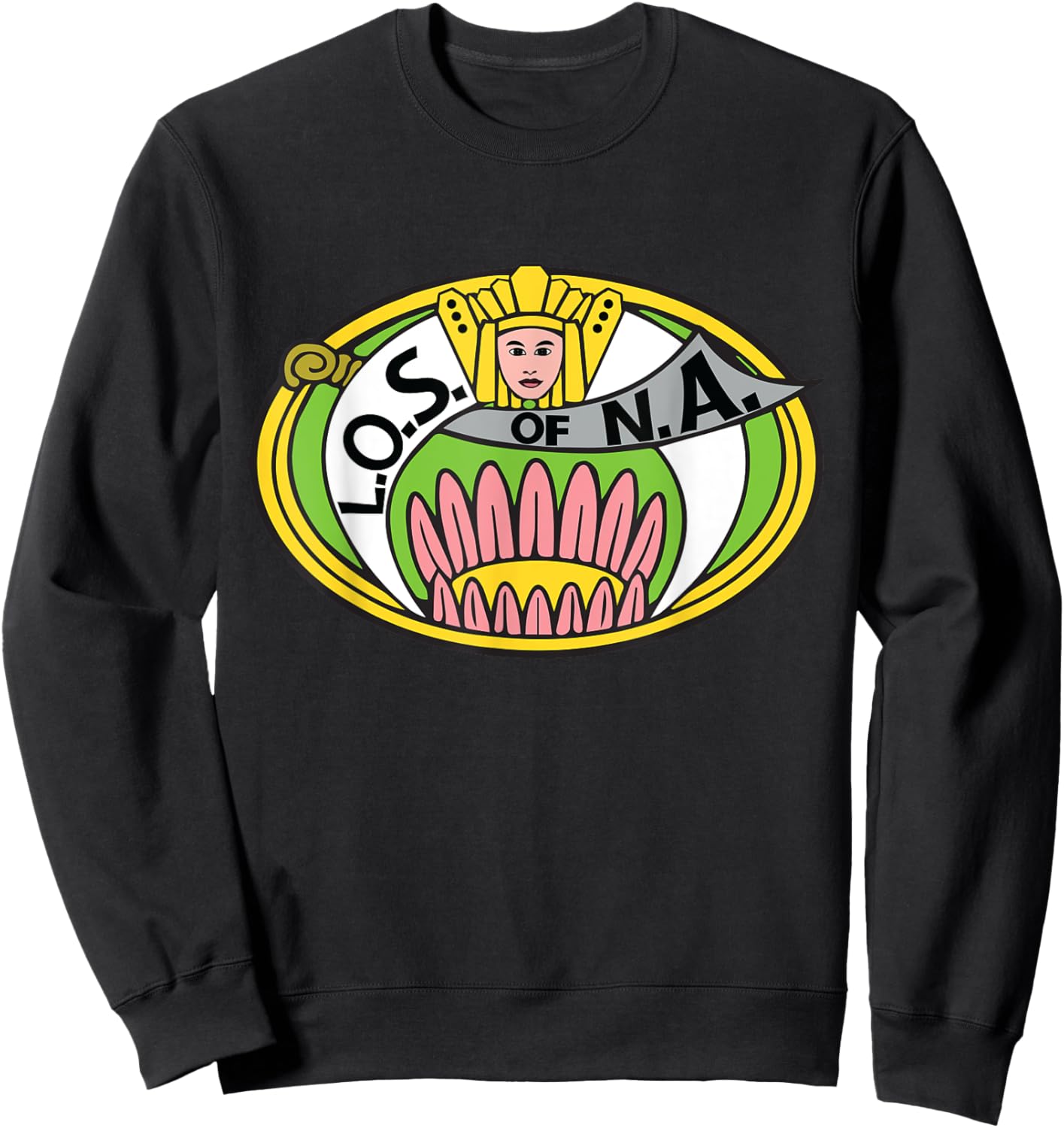 Ladies Oriental Shriner of North America Noble Shrine Fez Sweatshirt - Sweatshirt | Black