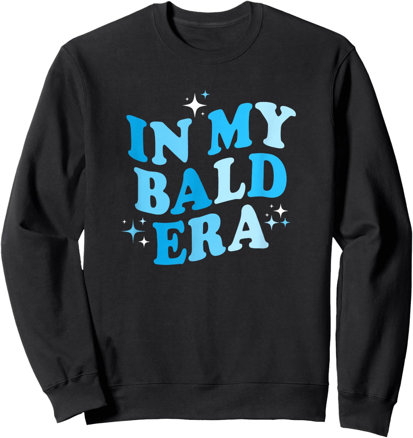 In my bald era - Funny balding Sweatshirt - Sweatshirt | Black