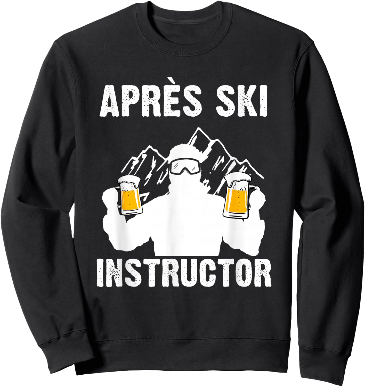 Apres Ski Instructor Sweatshirt - Sweatshirt | Black