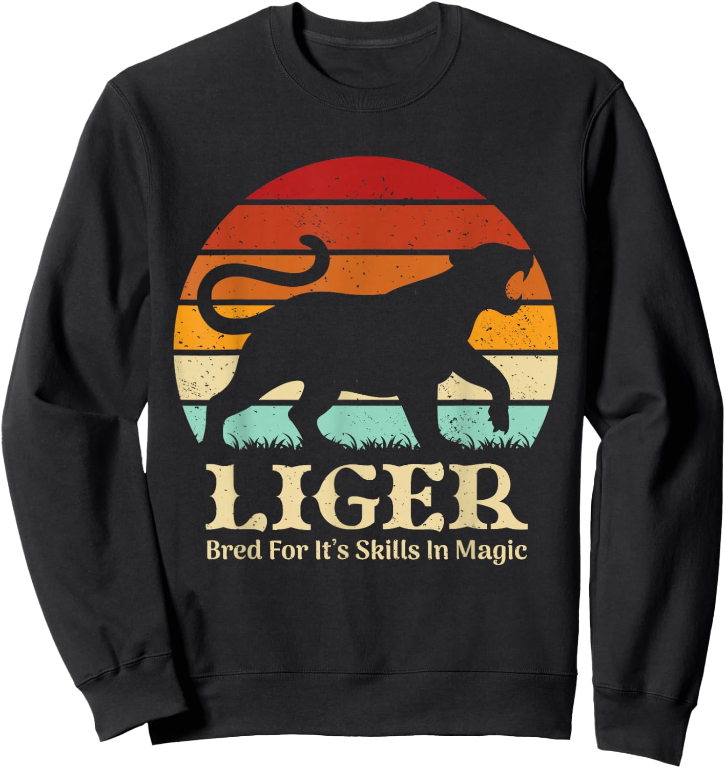 Liger Bred For Ist Skills In Magic Sweatshirt - Sweatshirt | Black