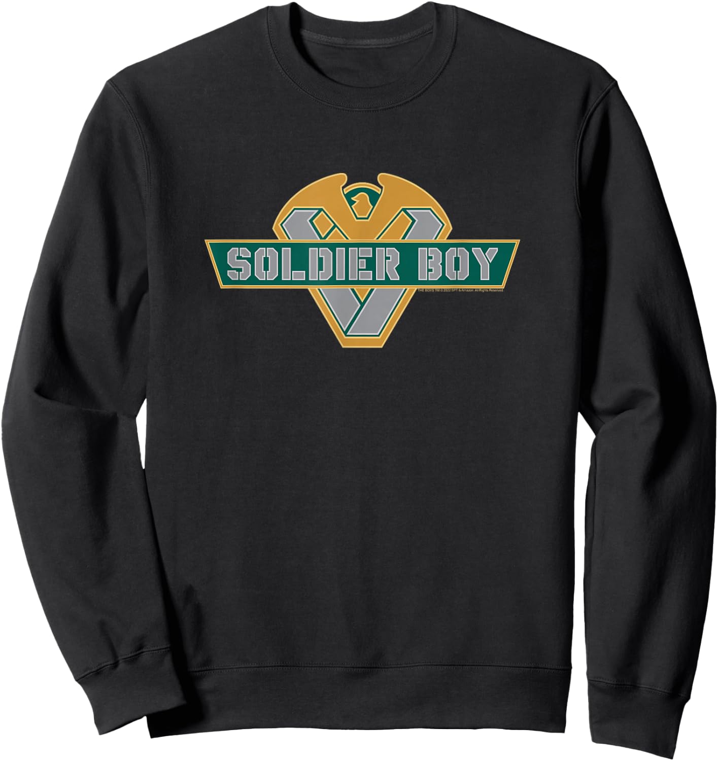 The Boys Soldier Boy Crest Sweatshirt - Sweatshirt | Black
