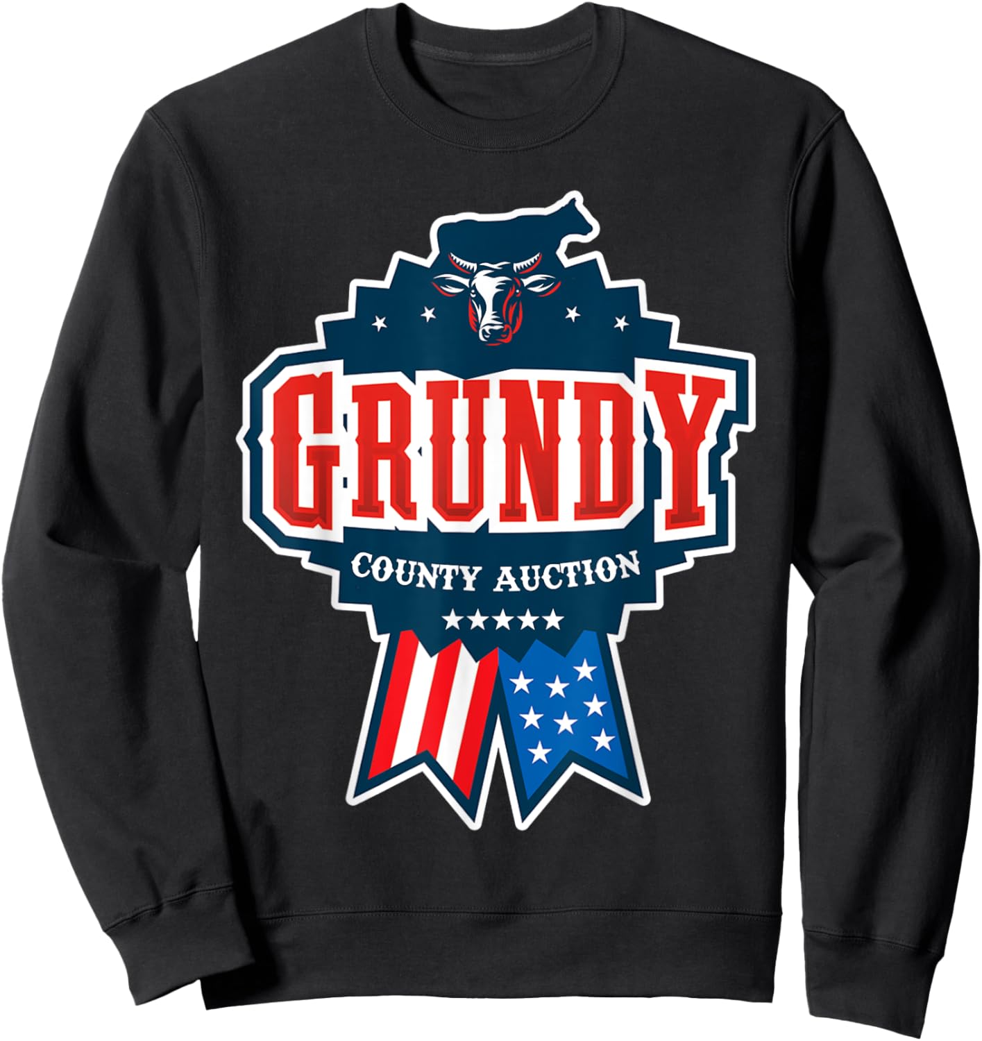 Grundy County Auction Sweatshirt - Sweatshirt | Black
