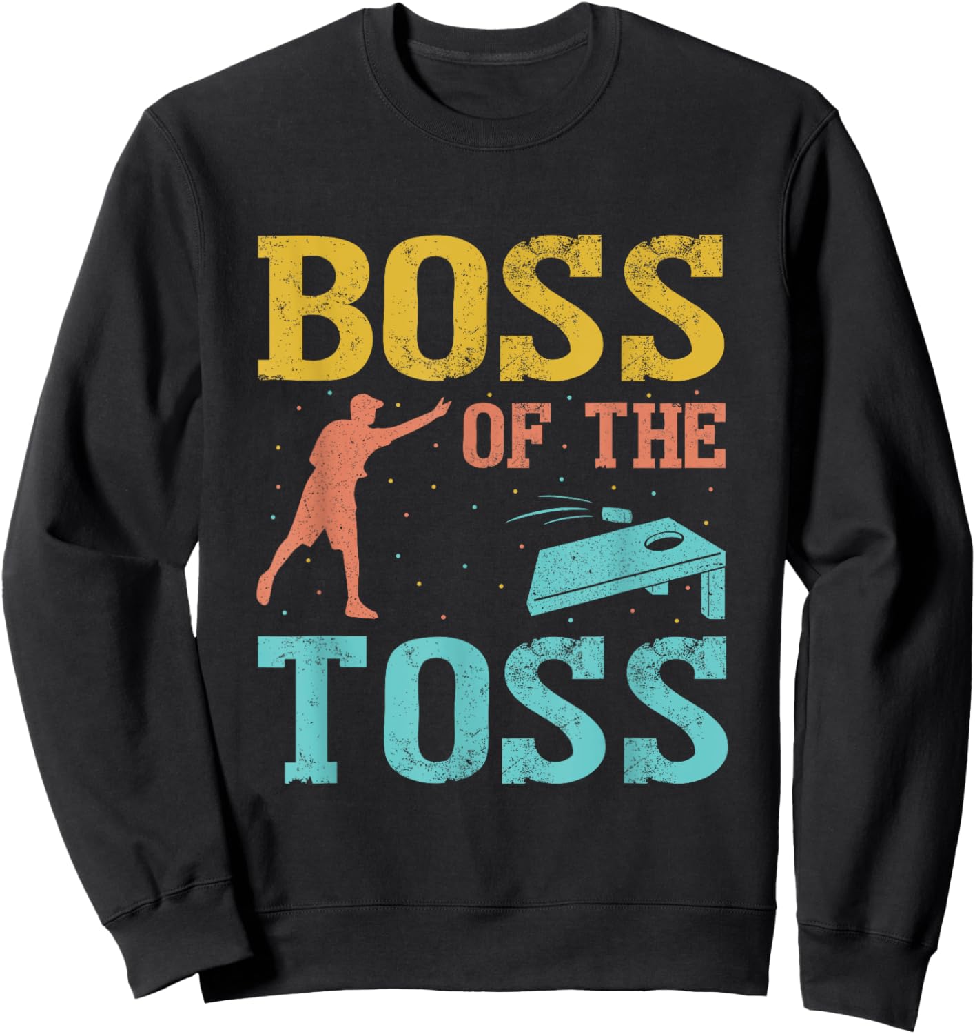 Cool Cornhole Women Cornhole Champion Cornhole Lover Sweatshirt - Sweatshirt | Black