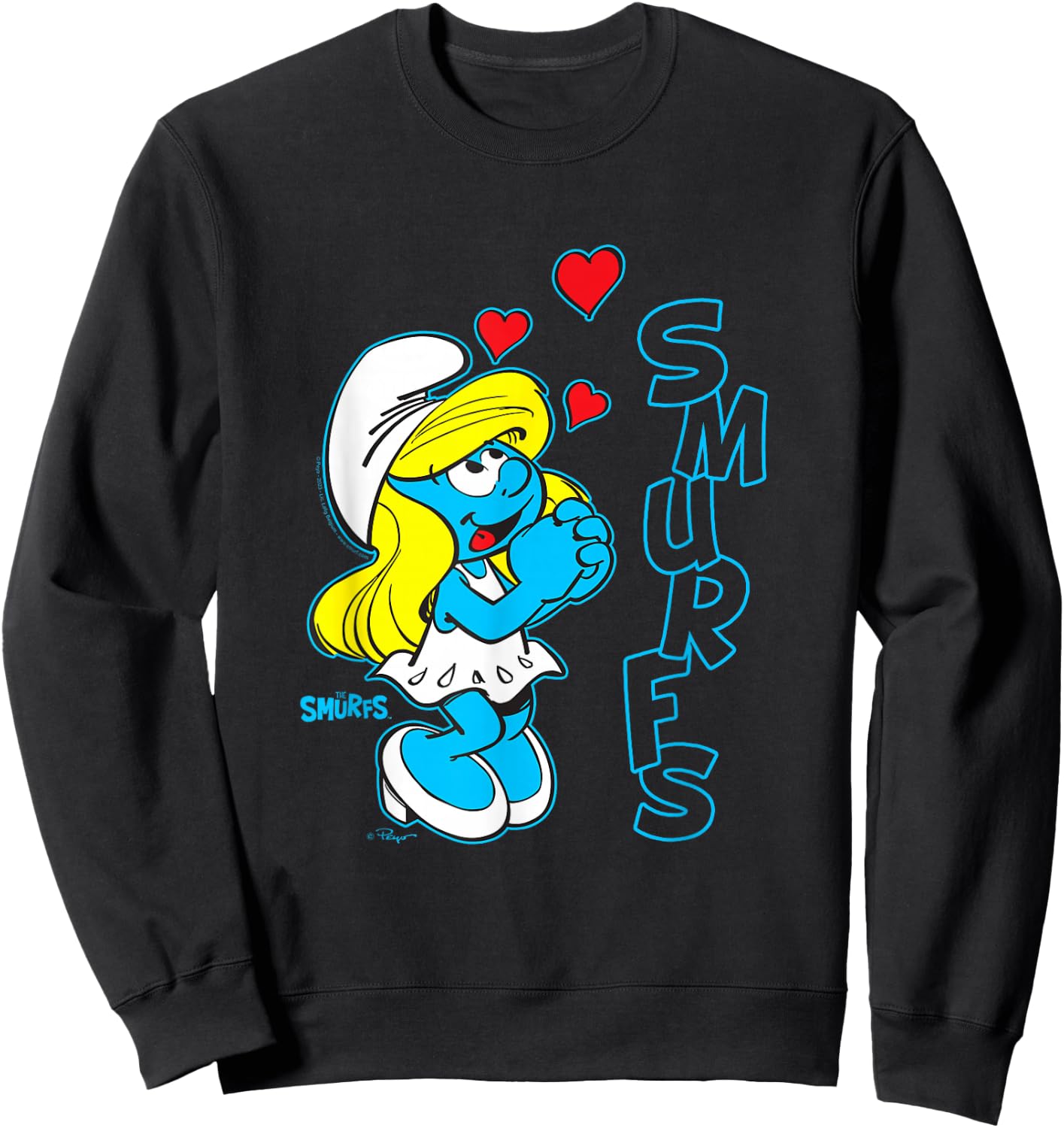 The Smurfs Smurfette Sweatshirt - Sweatshirt | Black