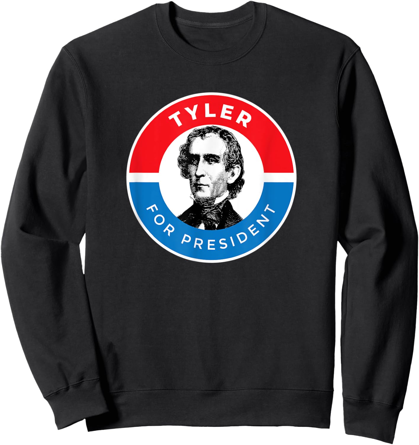 President John Tyler Sweatshirt - Sweatshirt | Black