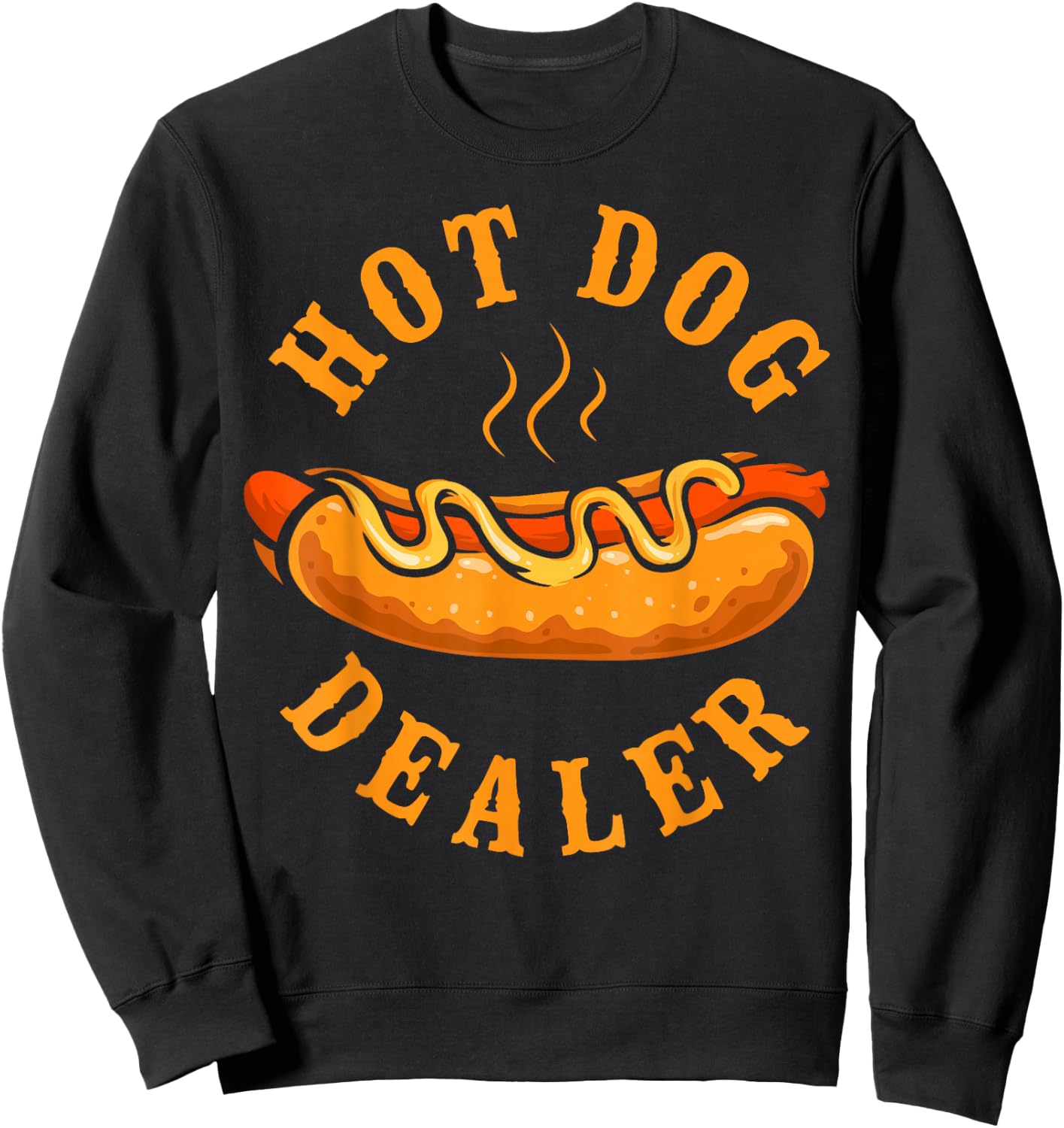 Hot Dog Adult Hot Dog Dealer Sweatshirt - Sweatshirt | Black