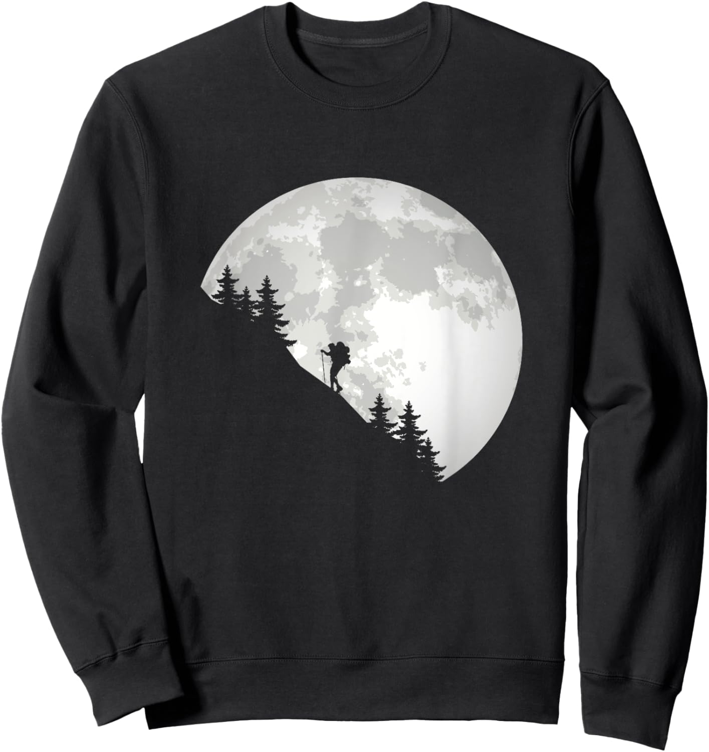Hiking Apparel - Outdoor Camping Backpacking Hiking Sweatshirt - Sweatshirt | Black