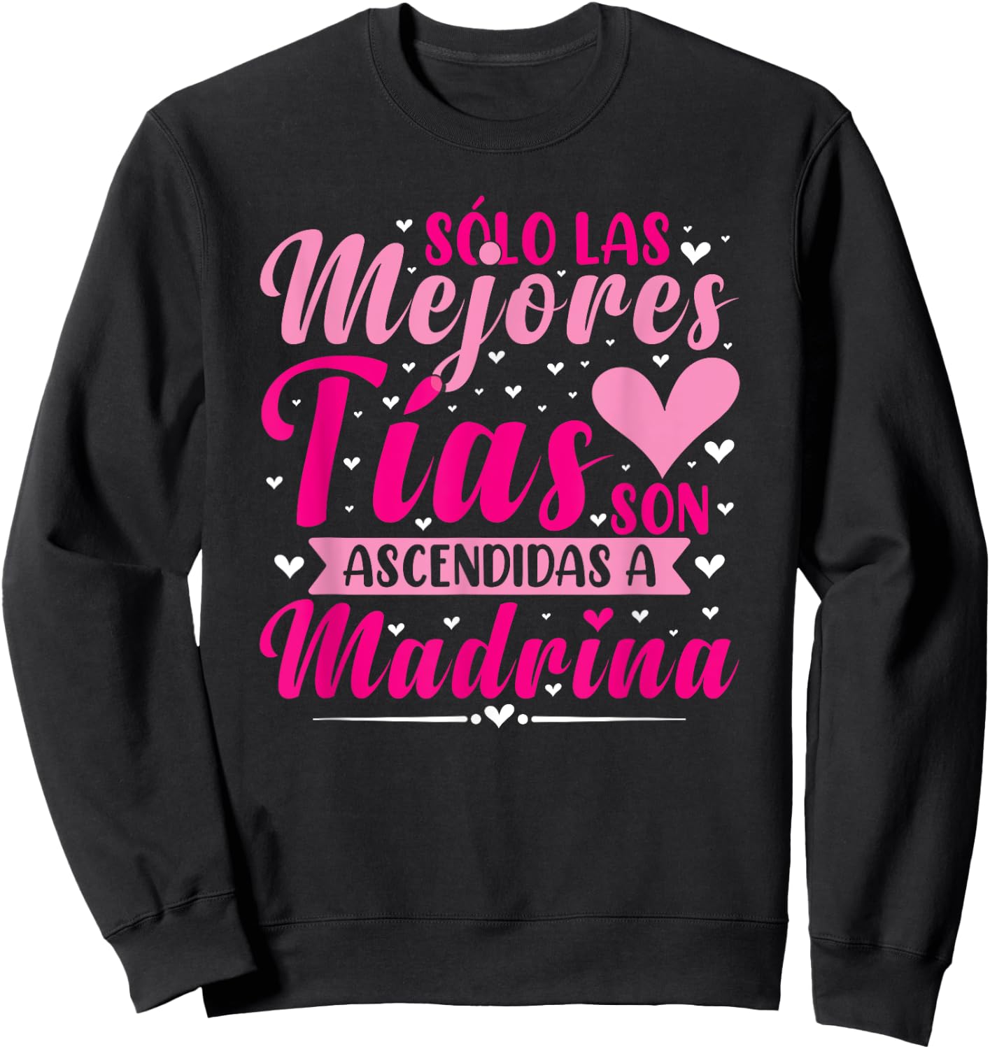 Tía Madrina Bautizo Sweatshirt - Sweatshirt | Black