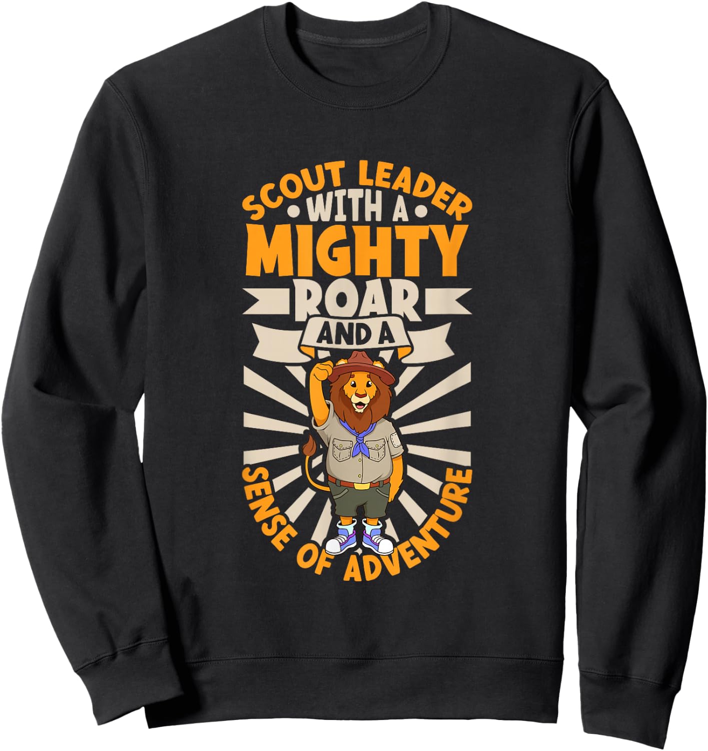 Lion is Scout Leader Sweatshirt - Sweatshirt | Black