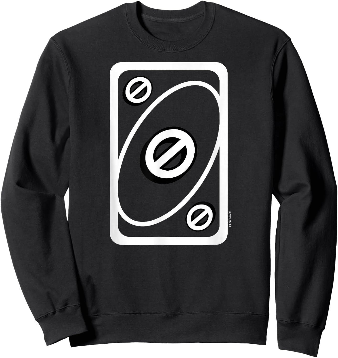 UNO - Red Skip Card Sweatshirt - Sweatshirt | Black