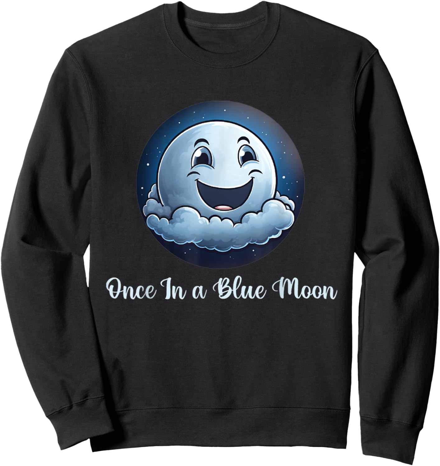 halloween costume Once in a Blue Moon Sweatshirt - Sweatshirt | Black