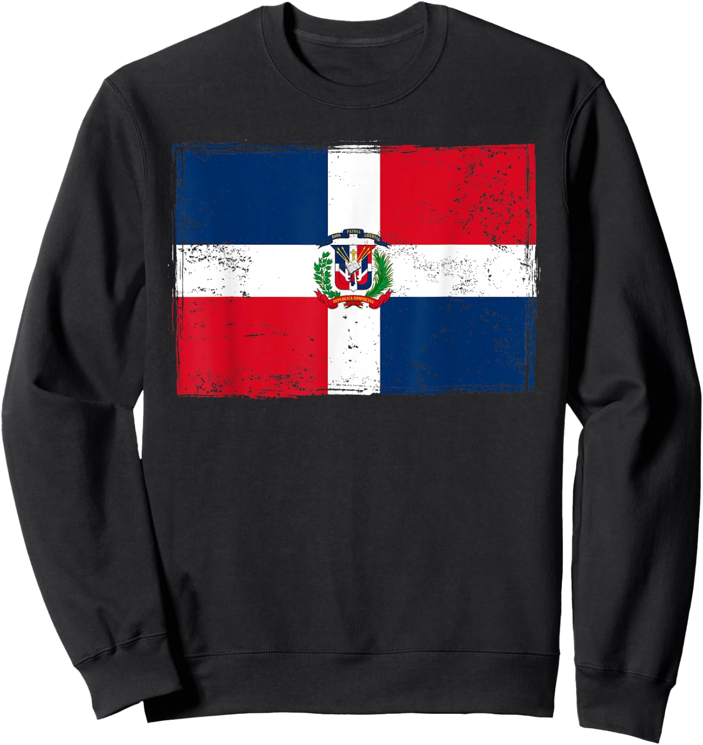 Dominican Republic Flag & Dominican Outfit Sweatshirt - Sweatshirt | Black