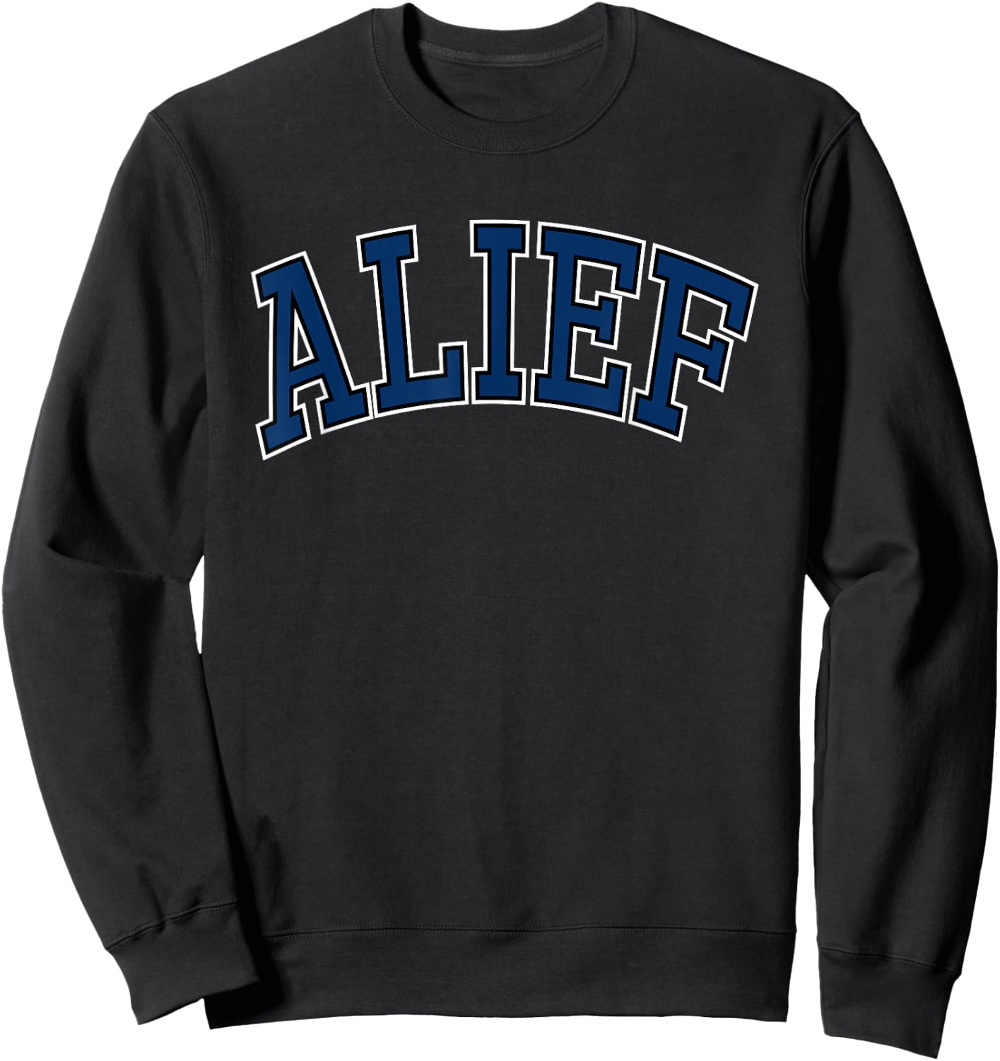 Alief Texas TX Texan Blue Classic Sport Vintage Campus Sweatshirt - Sweatshirt | Black
