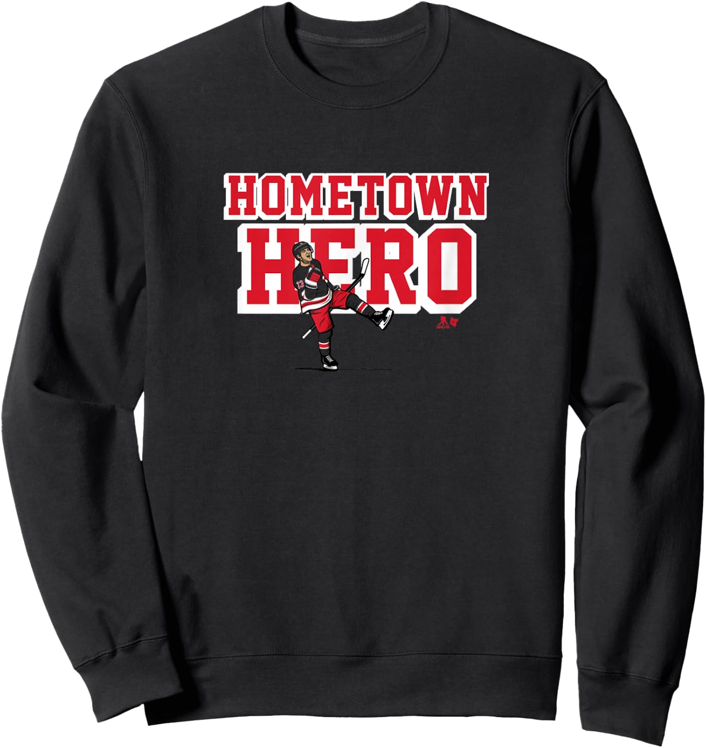 Adam Fox: Hometown Hero - New York Hockey Sweatshirt - Sweatshirt | Black