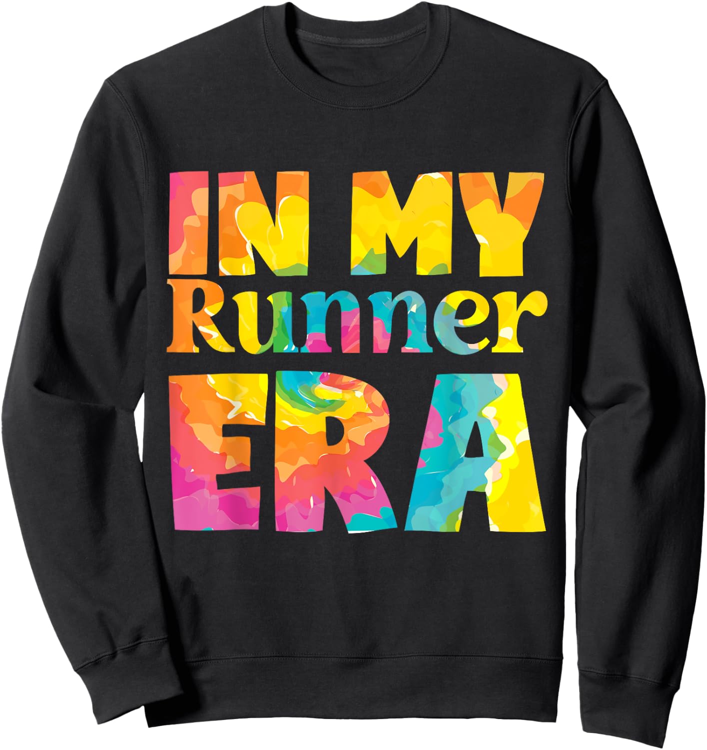 In My Runner Era Sweatshirt - Sweatshirt | Black