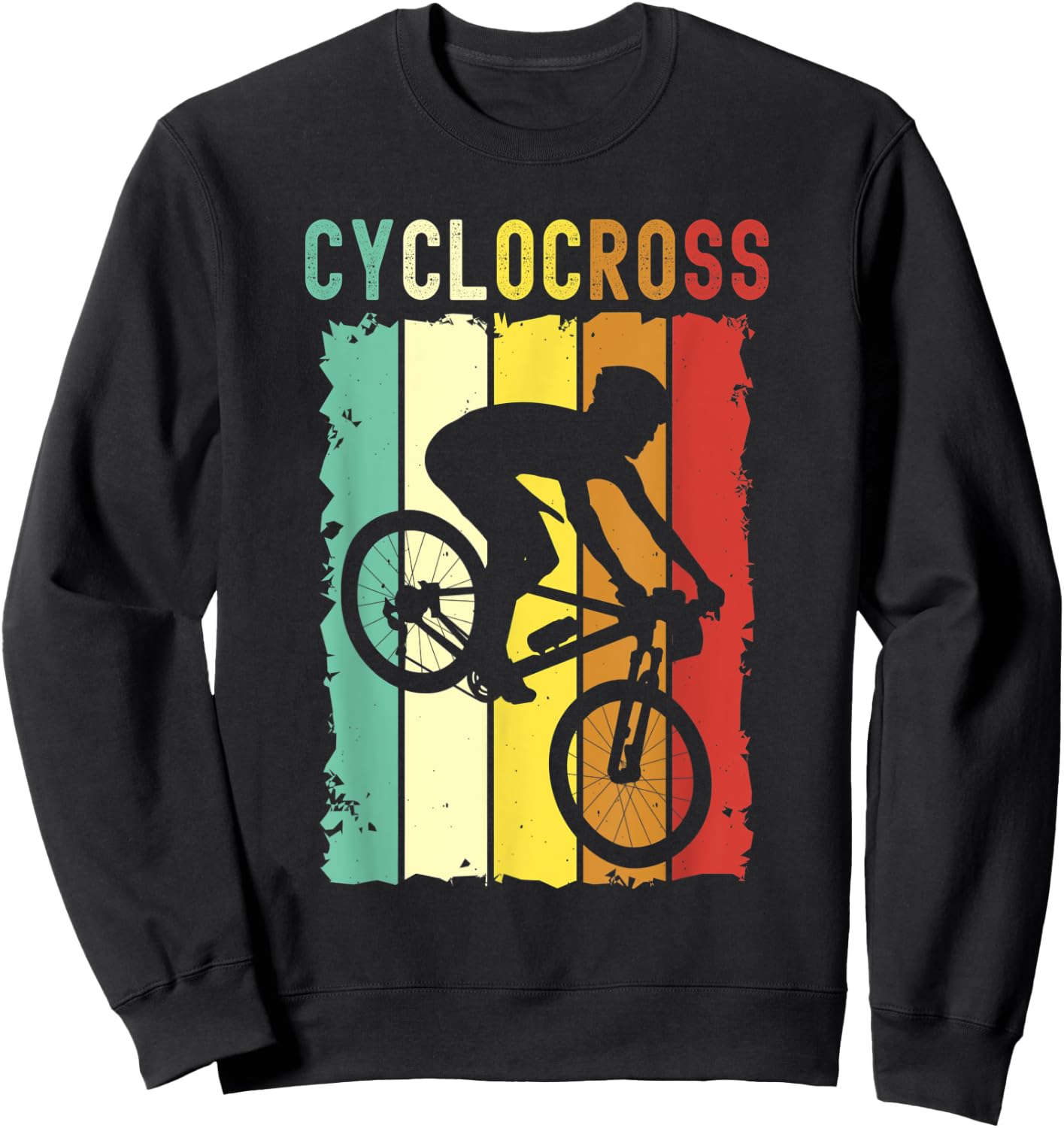 Cyclocross With Cyclocross Bicycle Sweatshirt - Sweatshirt | Black