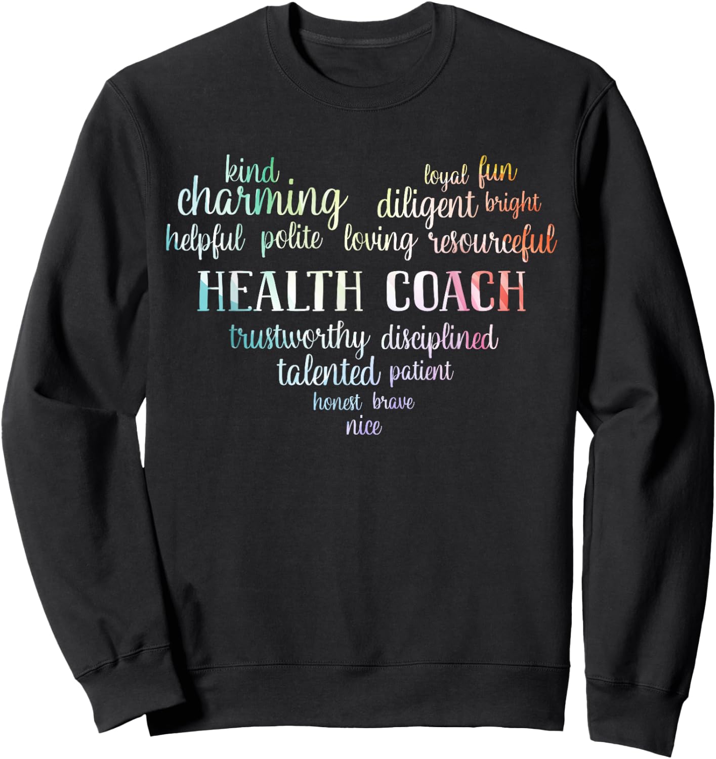 Health Coach Sweatshirt - Sweatshirt | Black