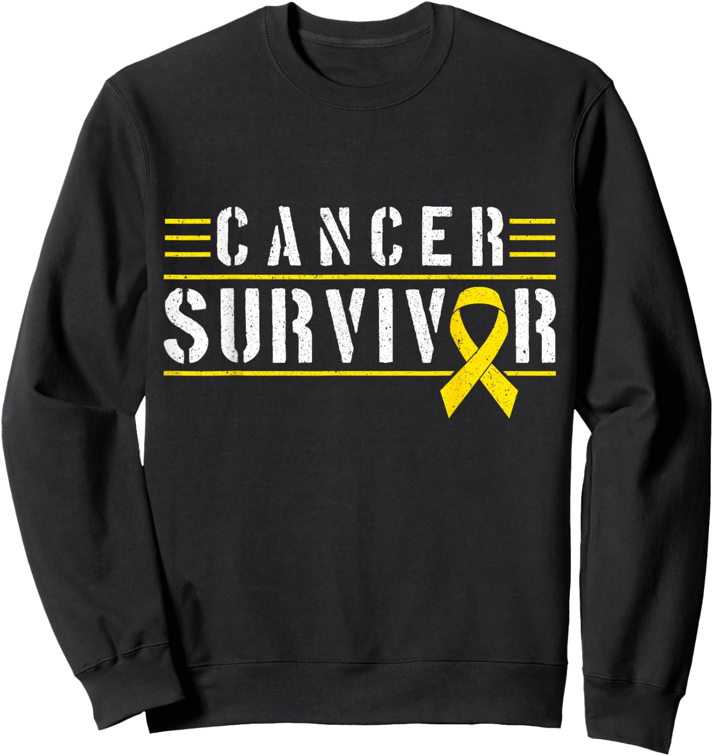 Childhood Cancer Survivor Sweatshirt - Sweatshirt | Black