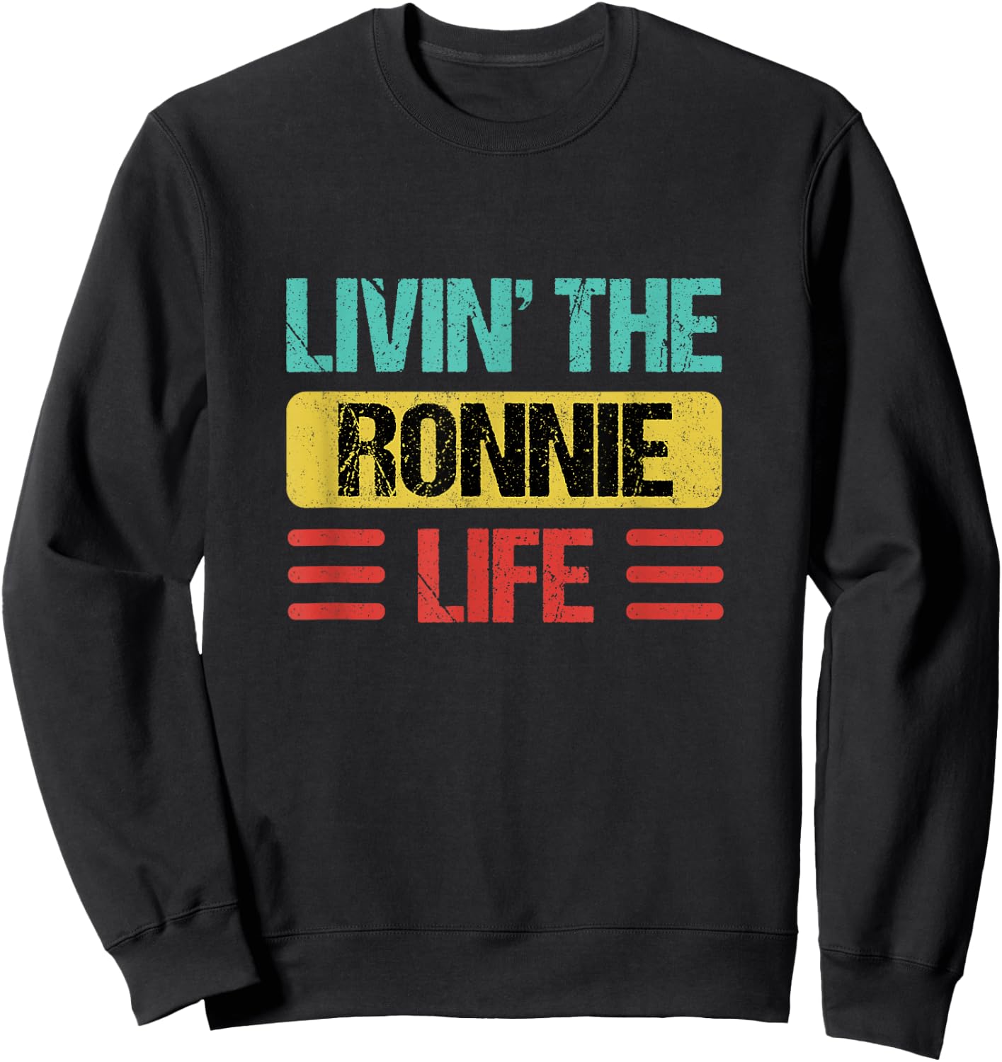 Ronnie Name Sweatshirt - Sweatshirt | Black