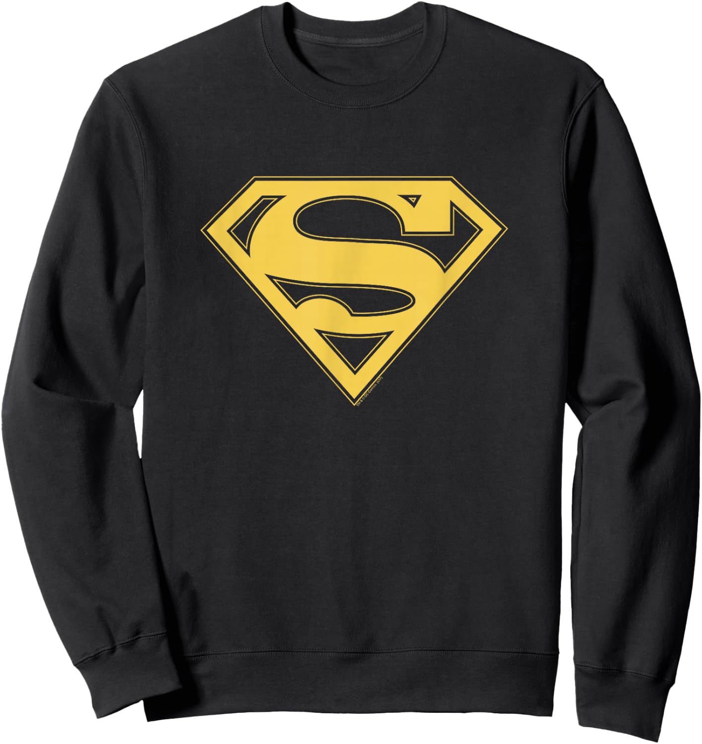 Superman Gold & Black Shield Sweatshirt - Sweatshirt | Black