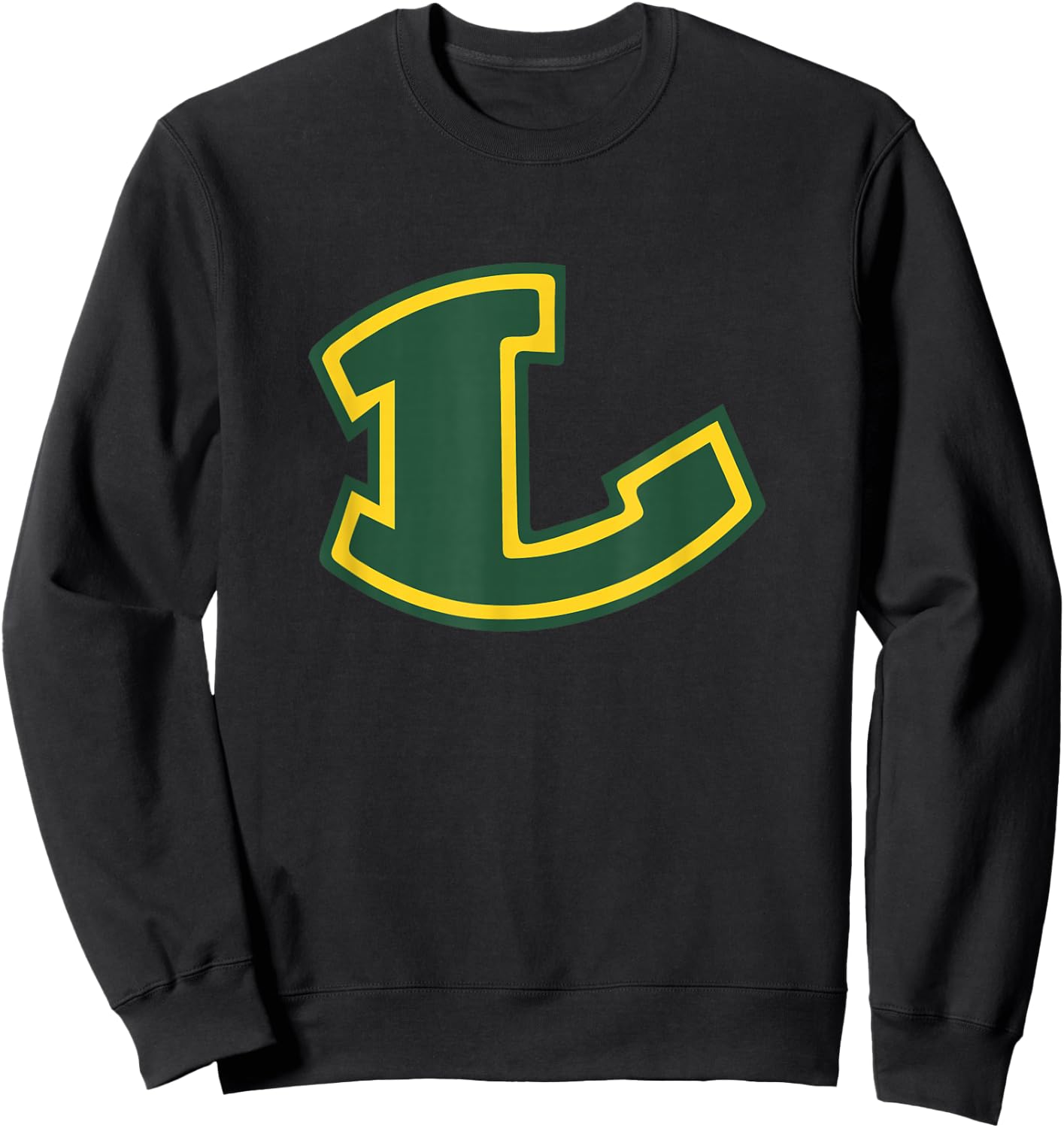 Longview Lobos Football L Design Sweatshirt - Sweatshirt | Black
