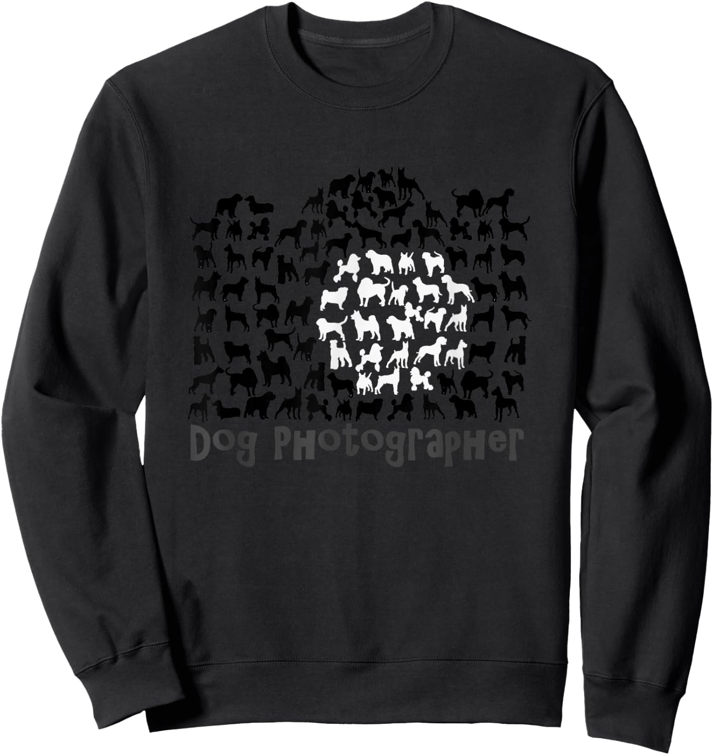 Dog Photographer Women Kids Sweatshirt - Sweatshirt | Black