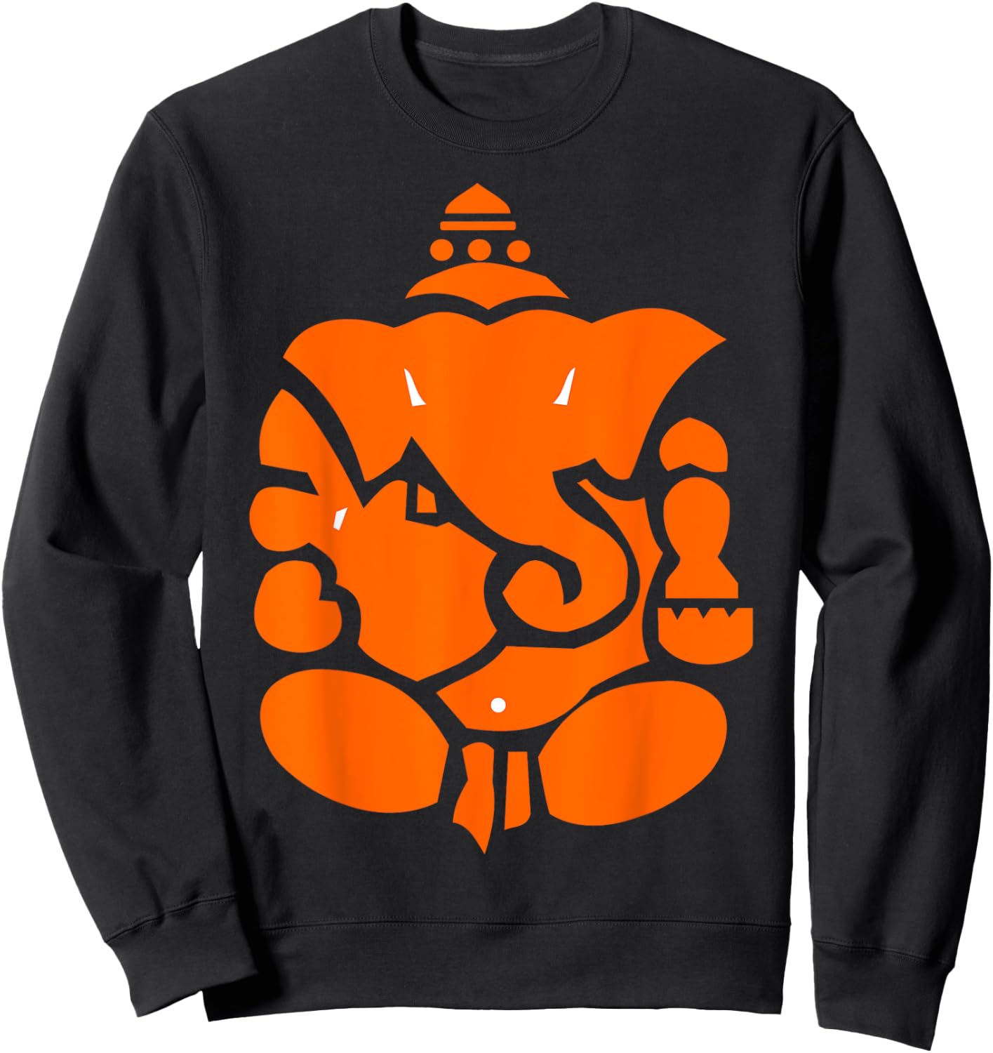 Hindu God Ganesha Ganesh Sweatshirt - Sweatshirt | Black
