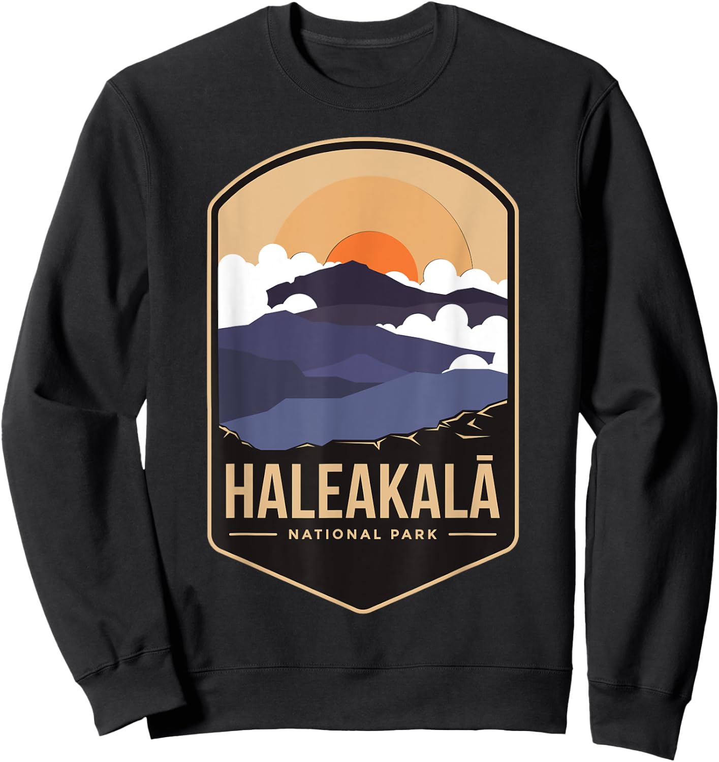 Haleakala National Park 1961 Hawaii Sweatshirt - Sweatshirt | Black