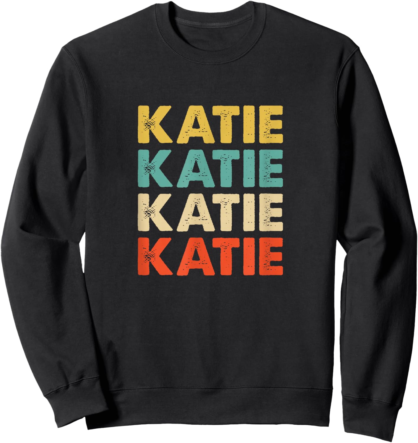Katie Name Sweatshirt - Sweatshirt | Black