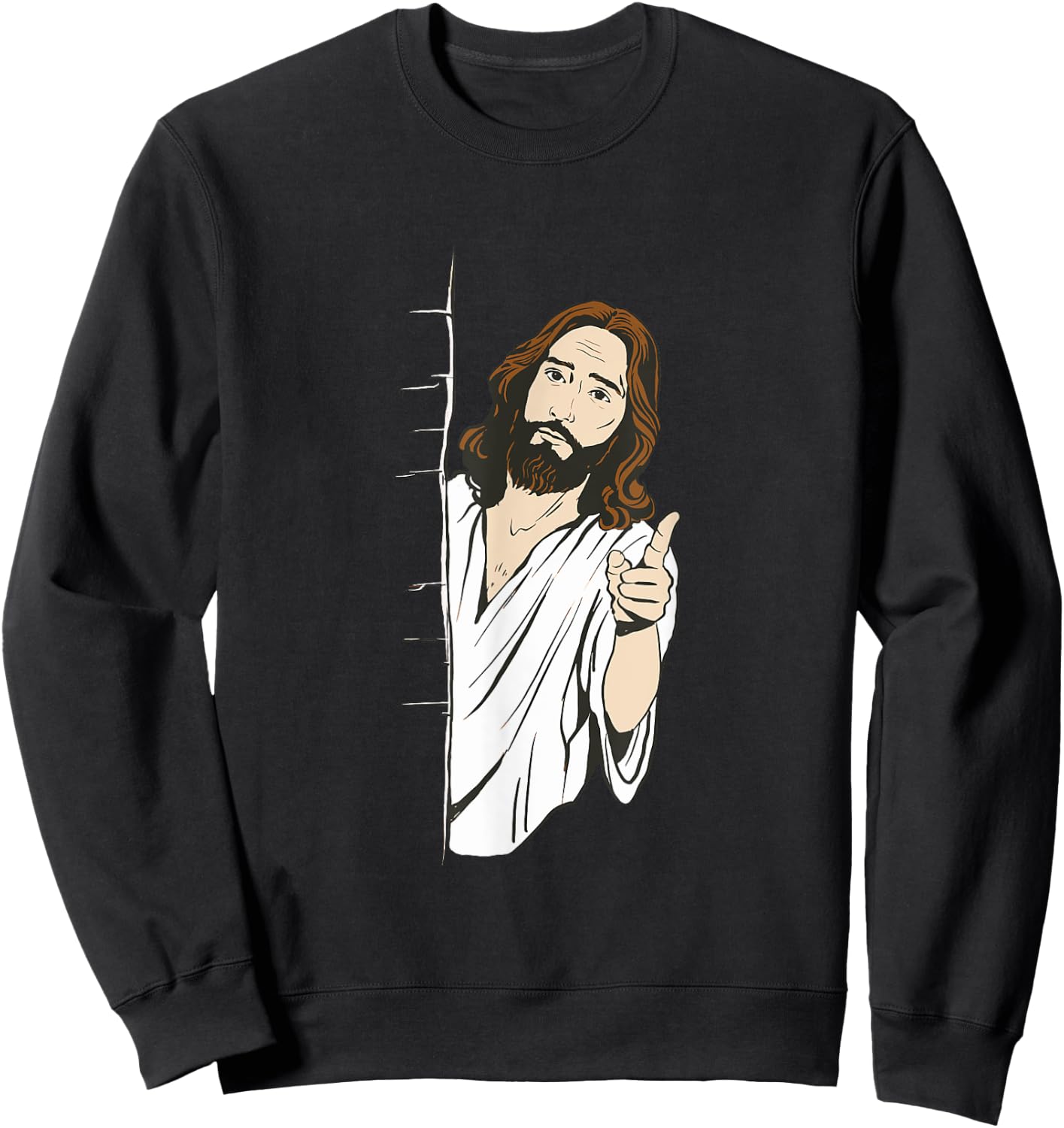 Jesus Christian Present Sweatshirt - Sweatshirt | Black