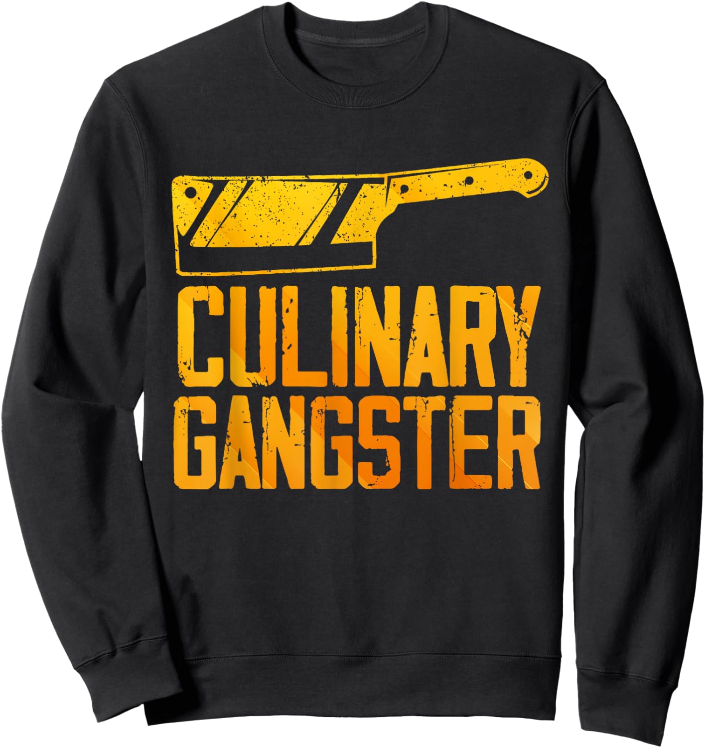 Funny Chef Art Men Women Restaurant Food Cooking Chef Sweatshirt - Sweatshirt | Black