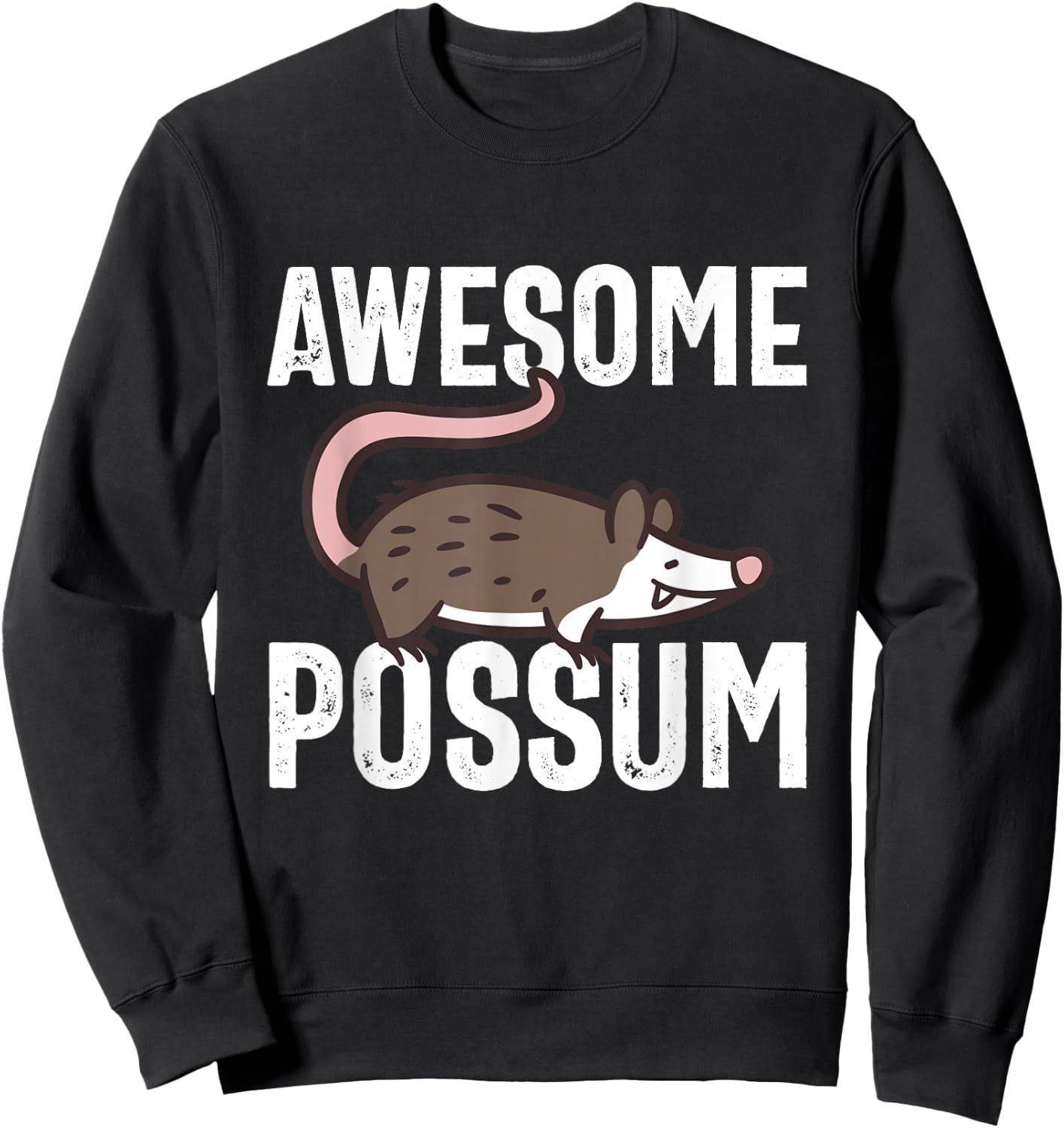 Awesome Possum I Love Possums Lover Awesome Opossum Sweatshirt - Sweatshirt | Black