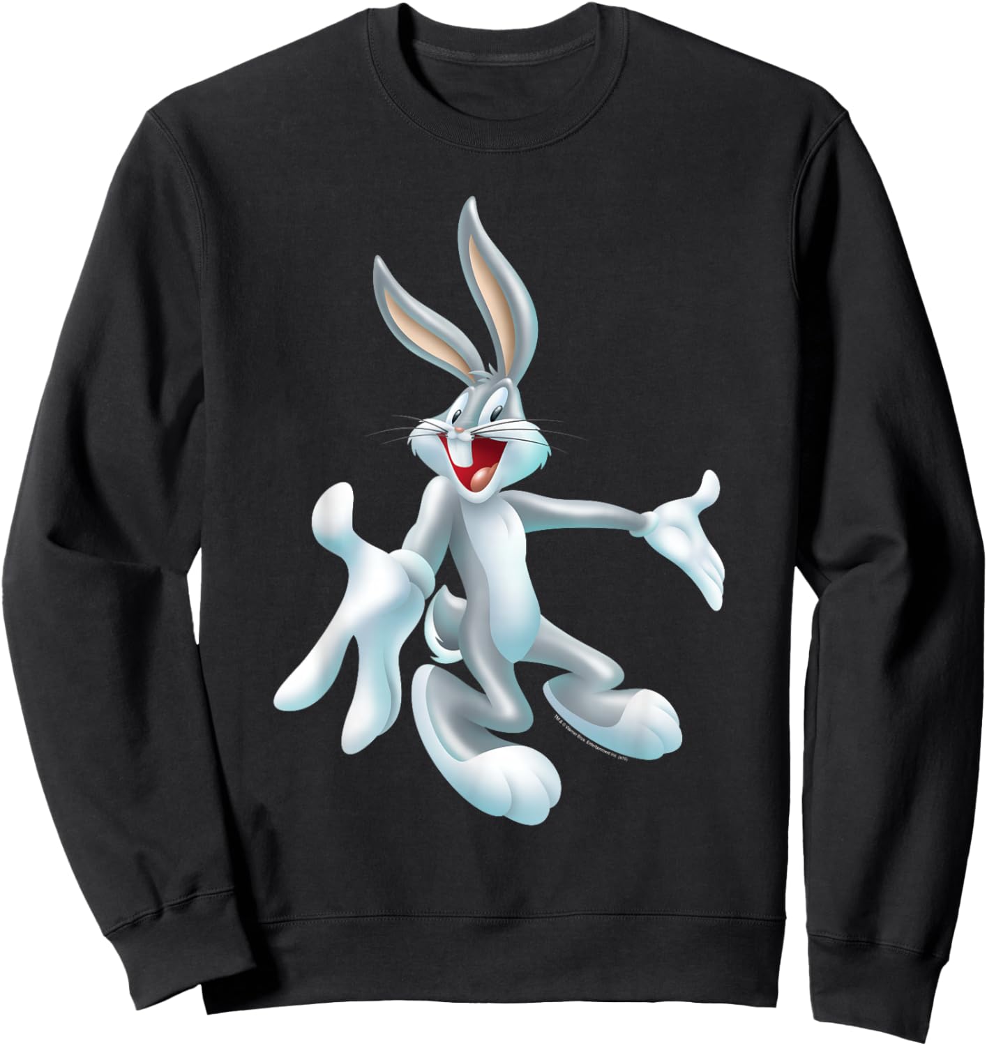 Looney Tunes Bugs Bunny Airbrushed Sweatshirt - Sweatshirt | Black