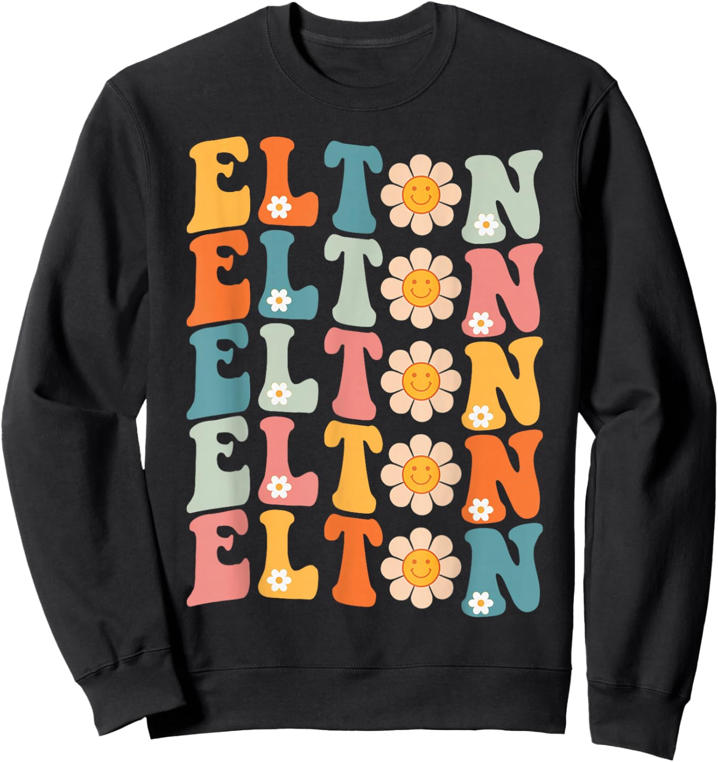 Vintage Elton Sweatshirt - Sweatshirt | Black
